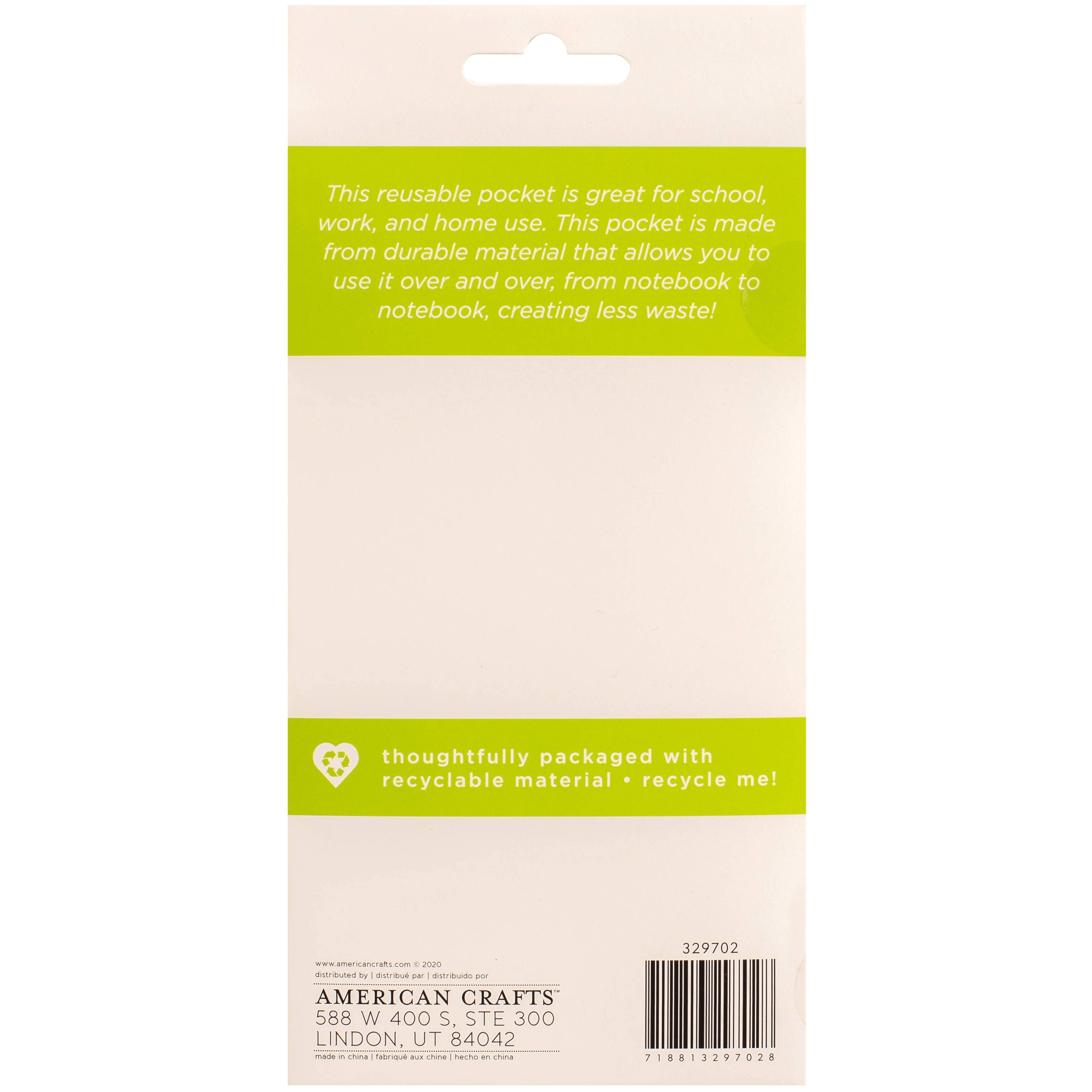 American Crafts&#x2122; Sustainable Journaling Felt Paper Pocket