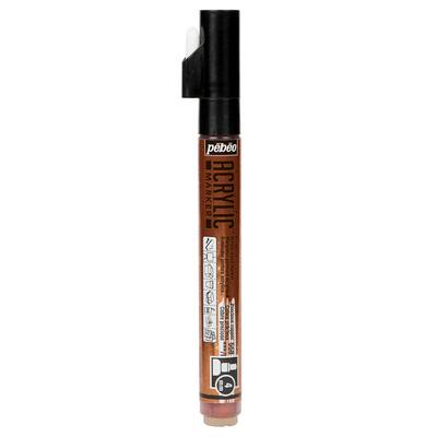 Marqueur Acrylique Pébéo Pointe Ronde 1,2mm - Or Précieux, Permanent, Multi-Supports (Papier, Bois, Métal, Toile)