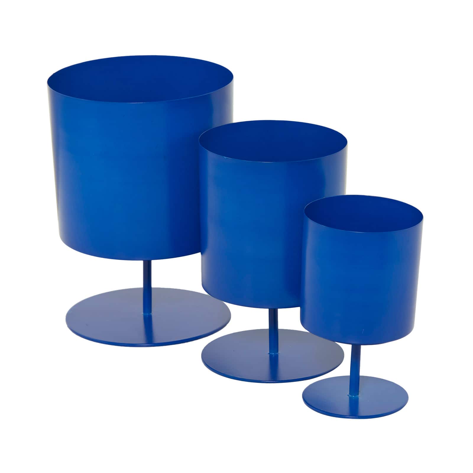 The Novogratz Metal Modern Planters Set