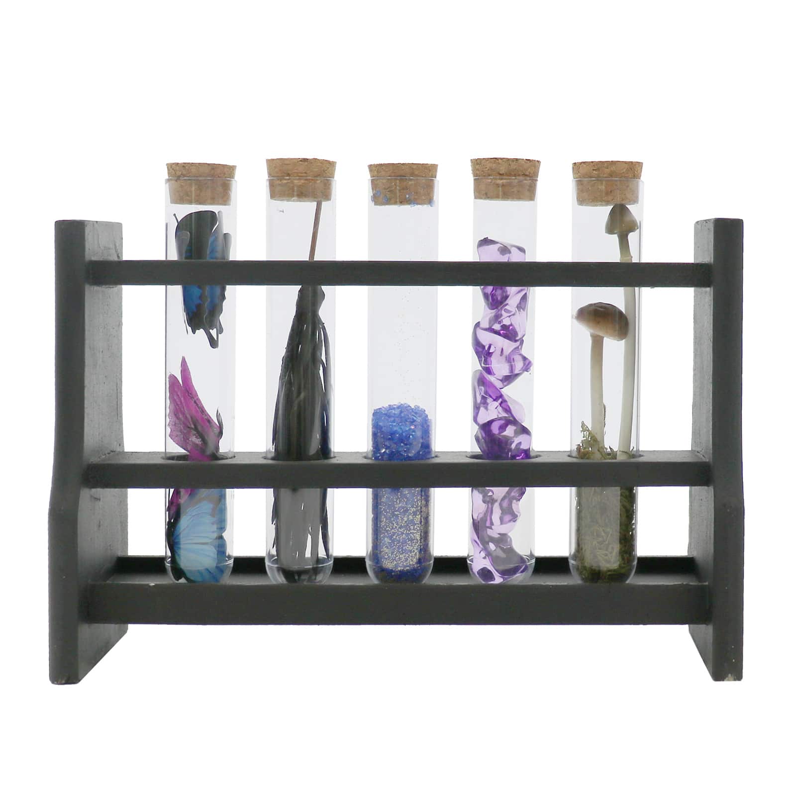 Midnight Moon Test Tubes with Stand Tabletop D&#xE9;cor by Ashland&#xAE;
