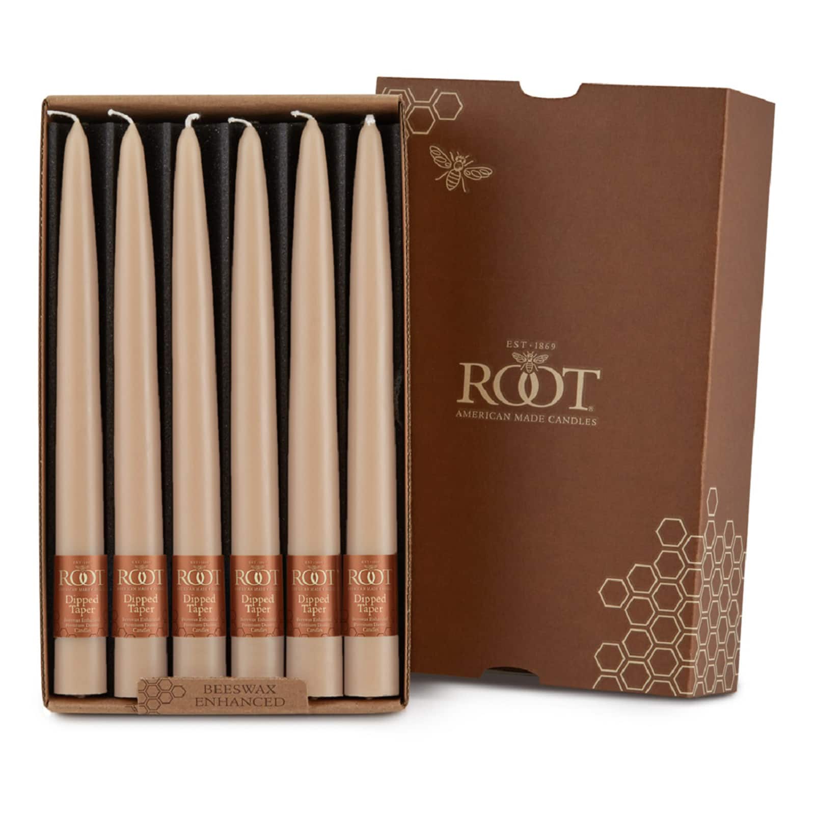 Root Candles 9" Unscented Taper Candles, 12ct.