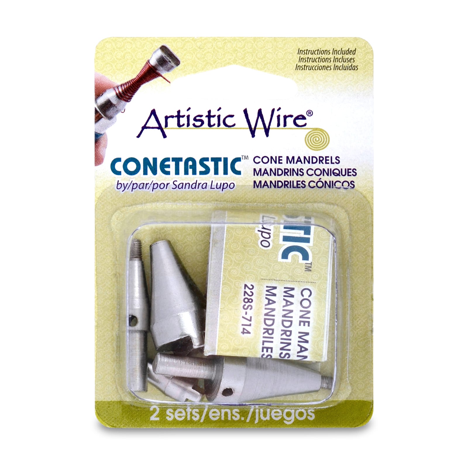 Artistic Wire&#xAE; Conetastic Hourglass Cone Mandrels Accessory Set