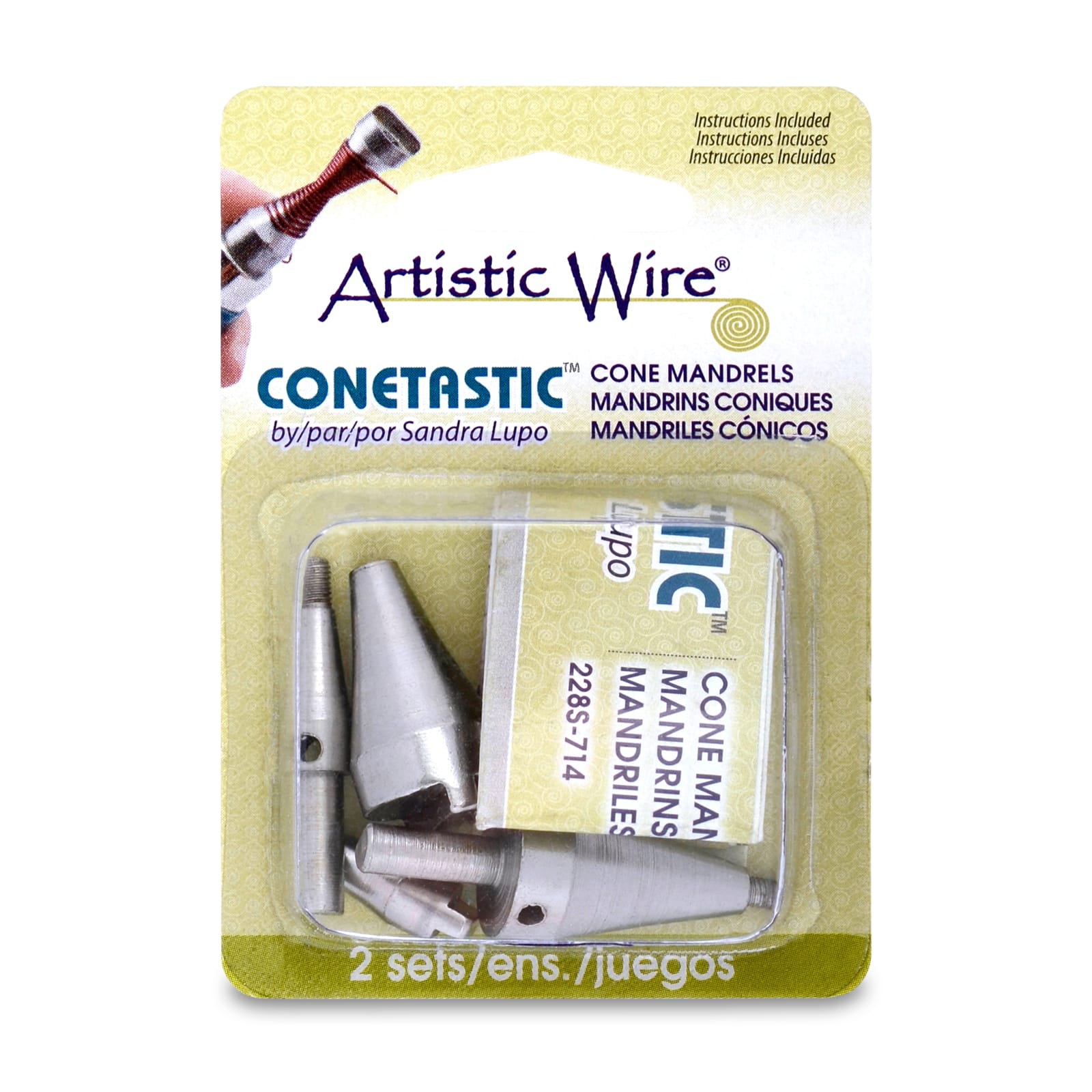 Artistic Wire® Conetastic Hourglass Cone Mandrels Accessory Set