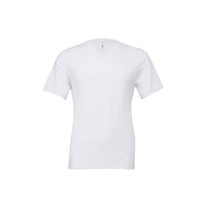BELLA+CANVAS® Short Sleeve V-Neck Adult Unisex Cotton Jersey T-Shirt ...