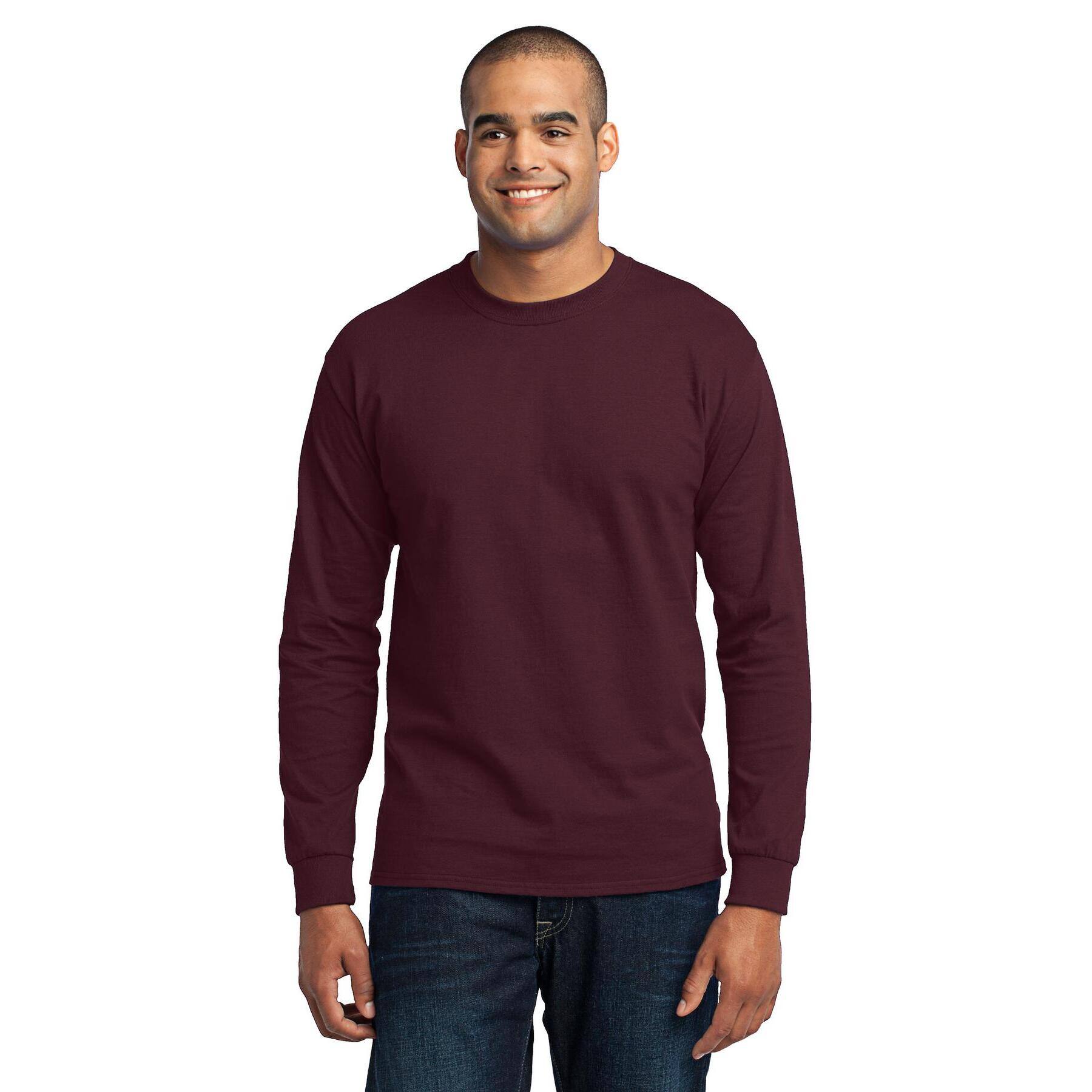 Port & Company® Long Sleeve Adult Core Blend T-Shirt