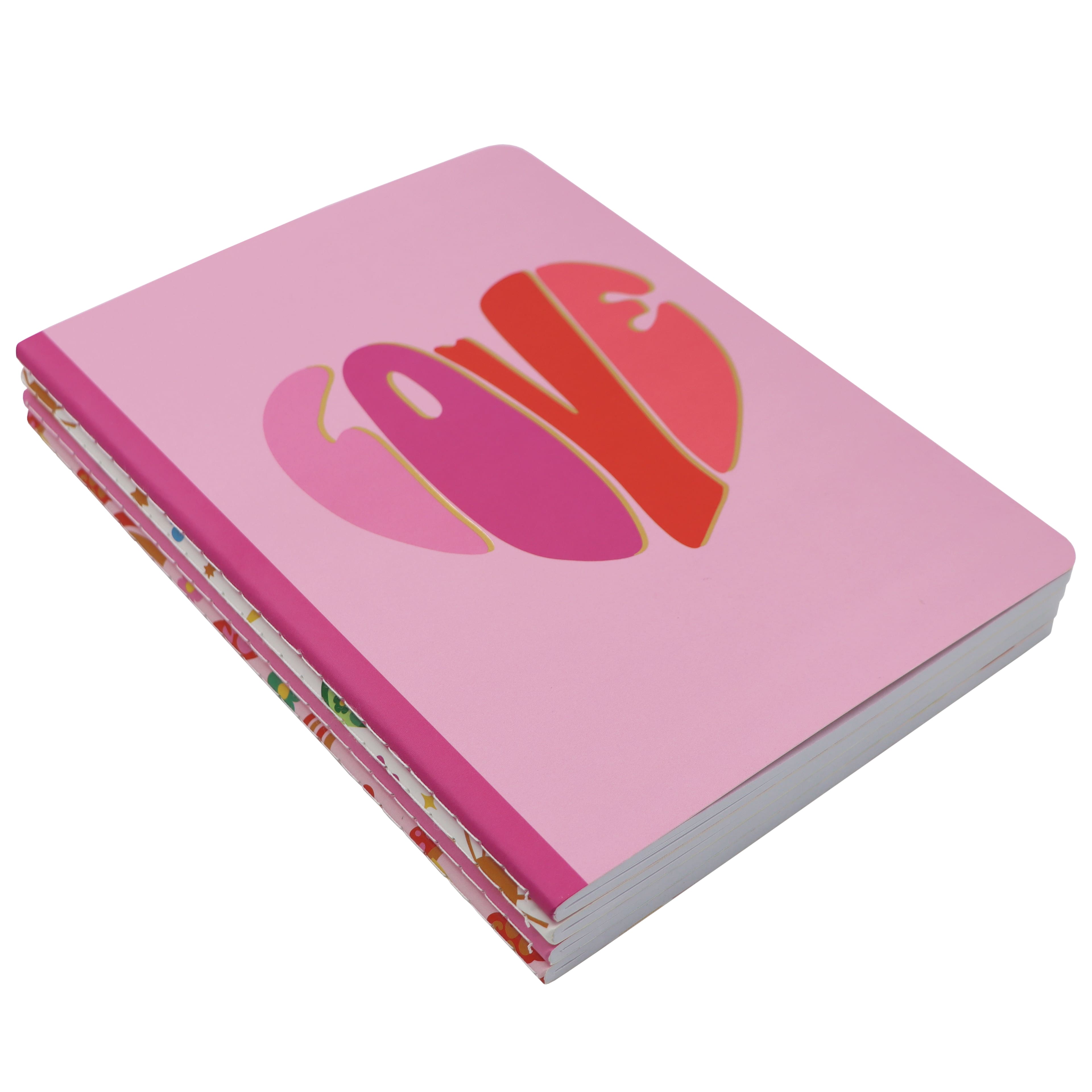 6&#x22; x 8&#x22; Love Notebook Set by Fab Finds