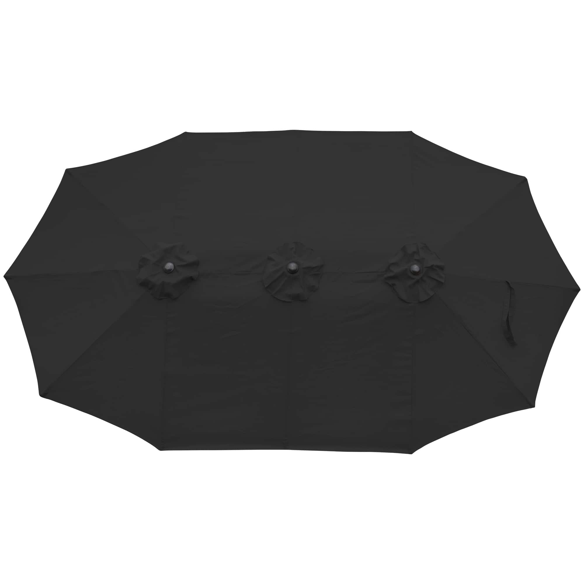 15ft. Outdoor Patio Market Umbrella with Hand Crank