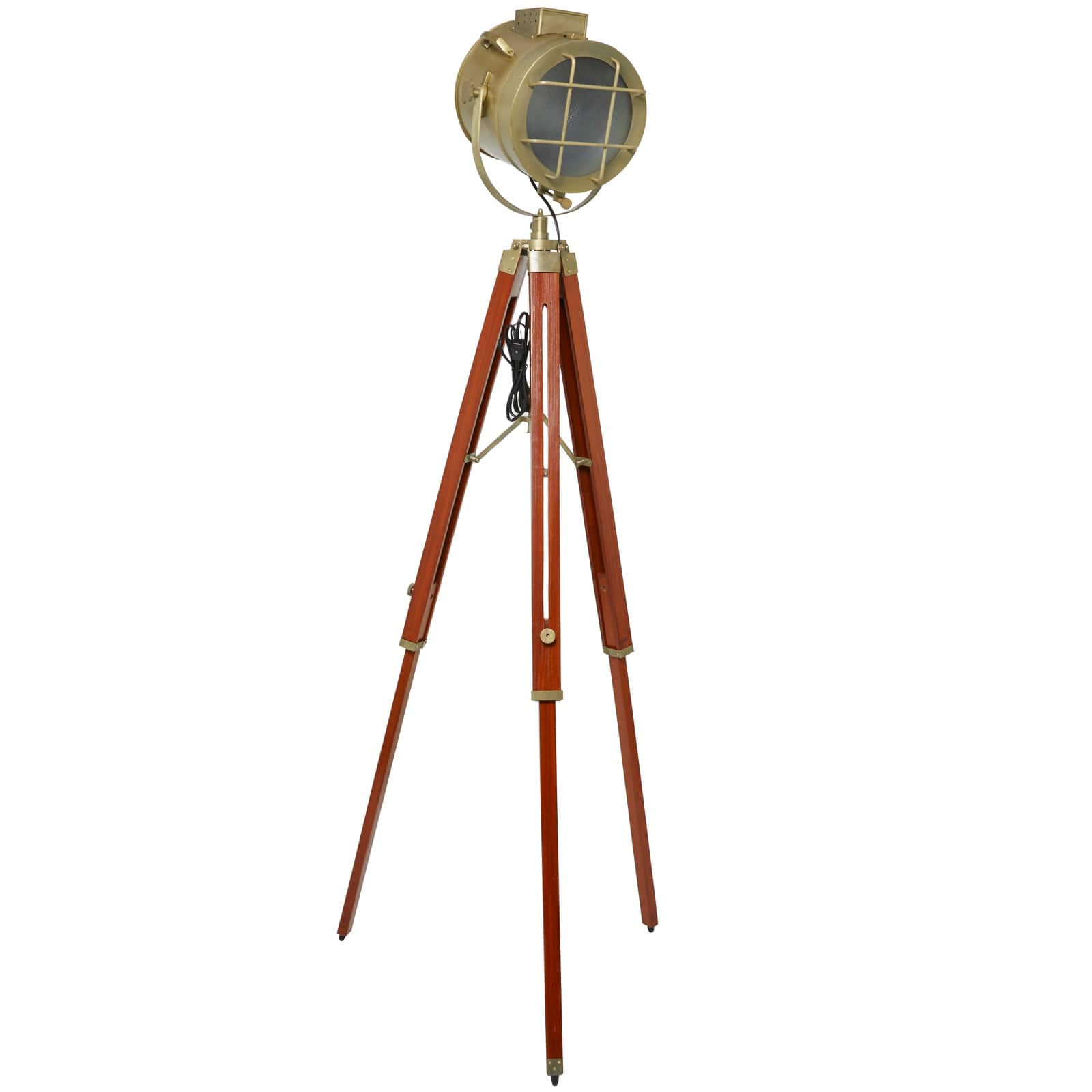 Brown Stainless Steel Spotlight Floor Lamp 31