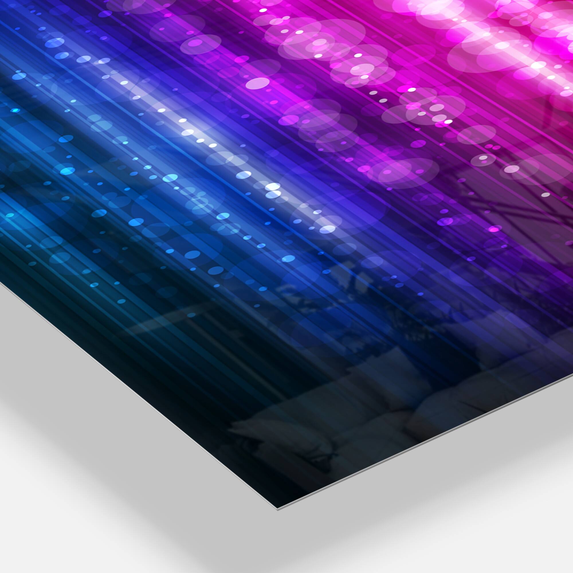 Designart 'Glowing Background Modern Rectangular Wall Clock