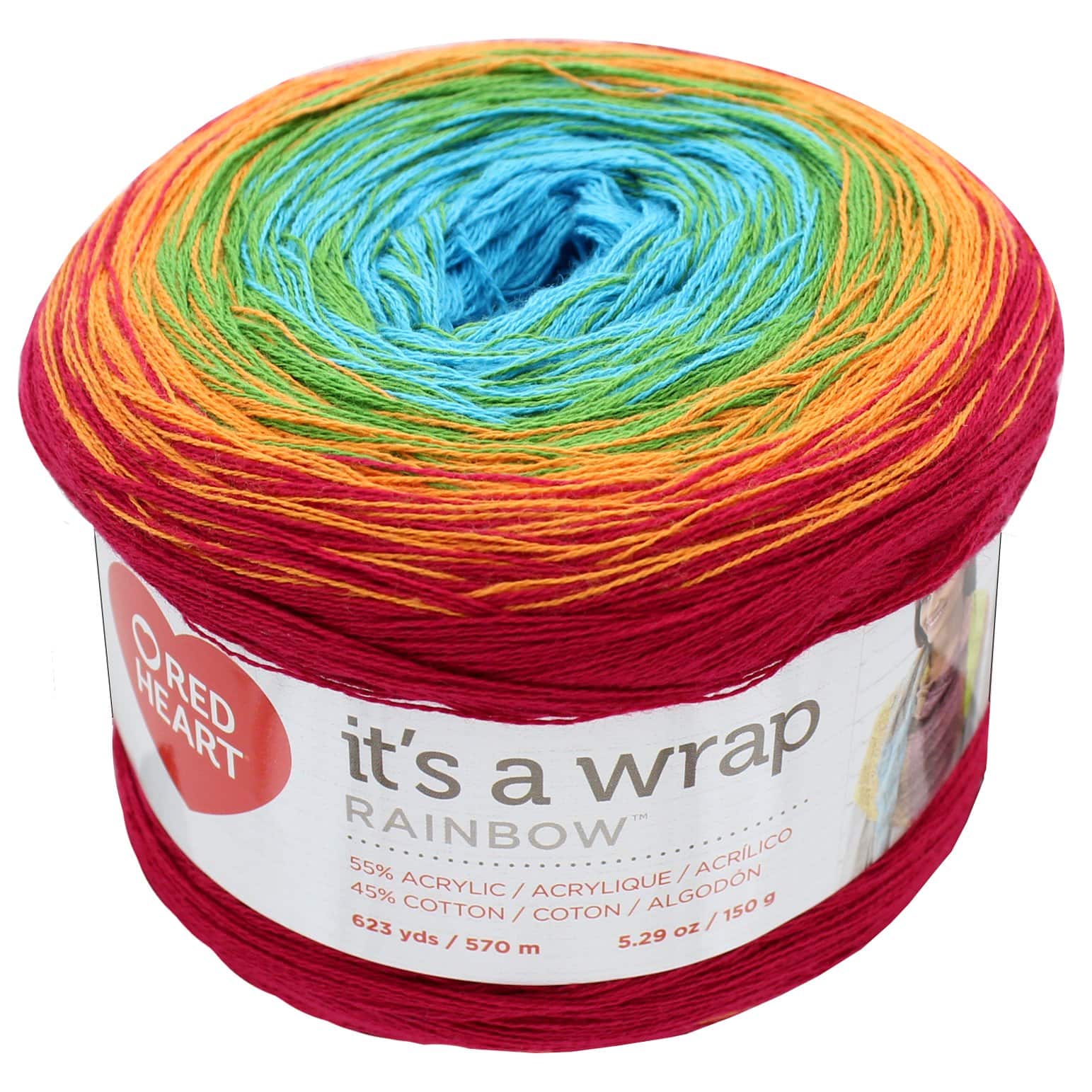 Red Heart It's A Wrap Rainbow Yarn-Fiesta, 1 count - Fry's Food Stores