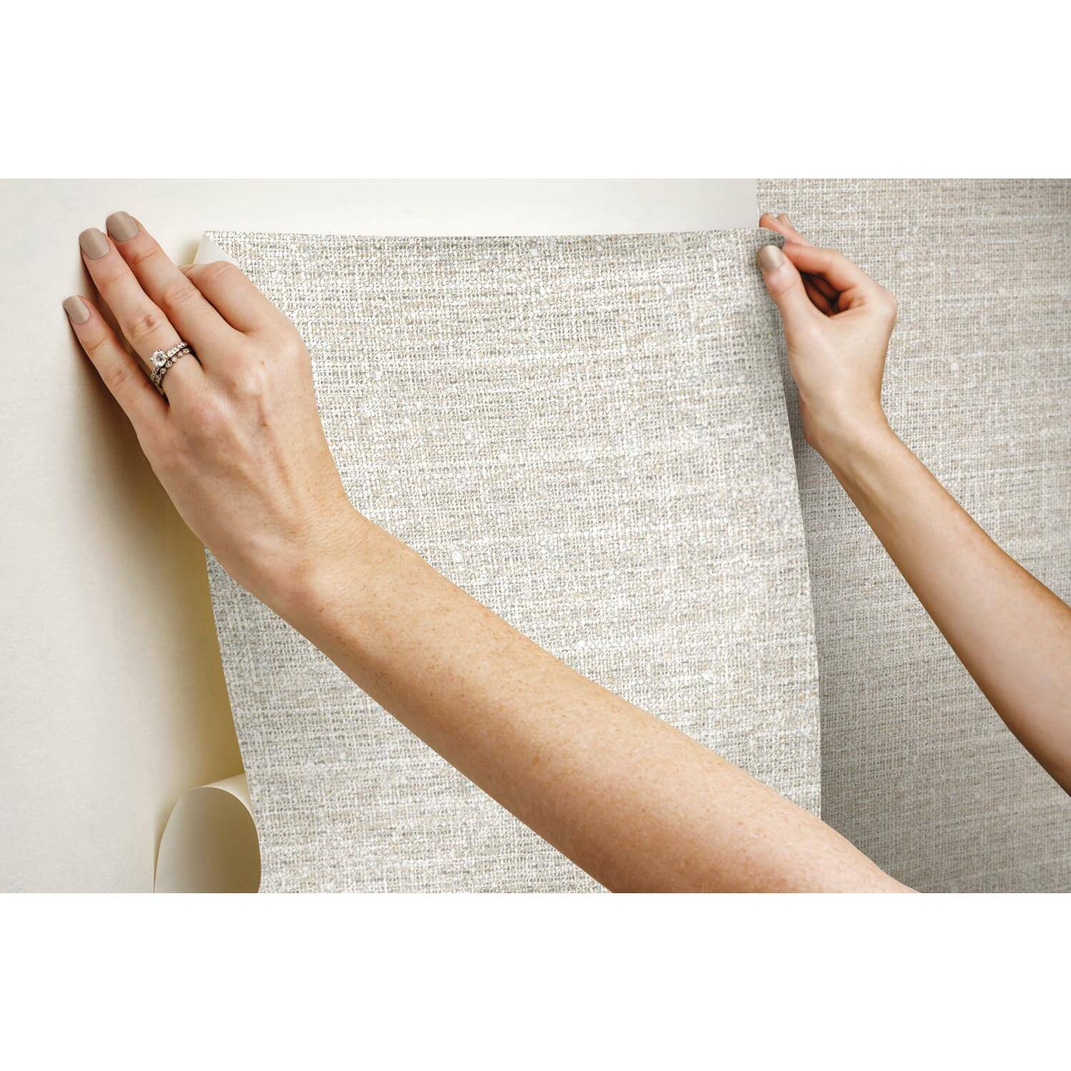 RoomMates Tweed Peel &#x26; Stick Wallpaper