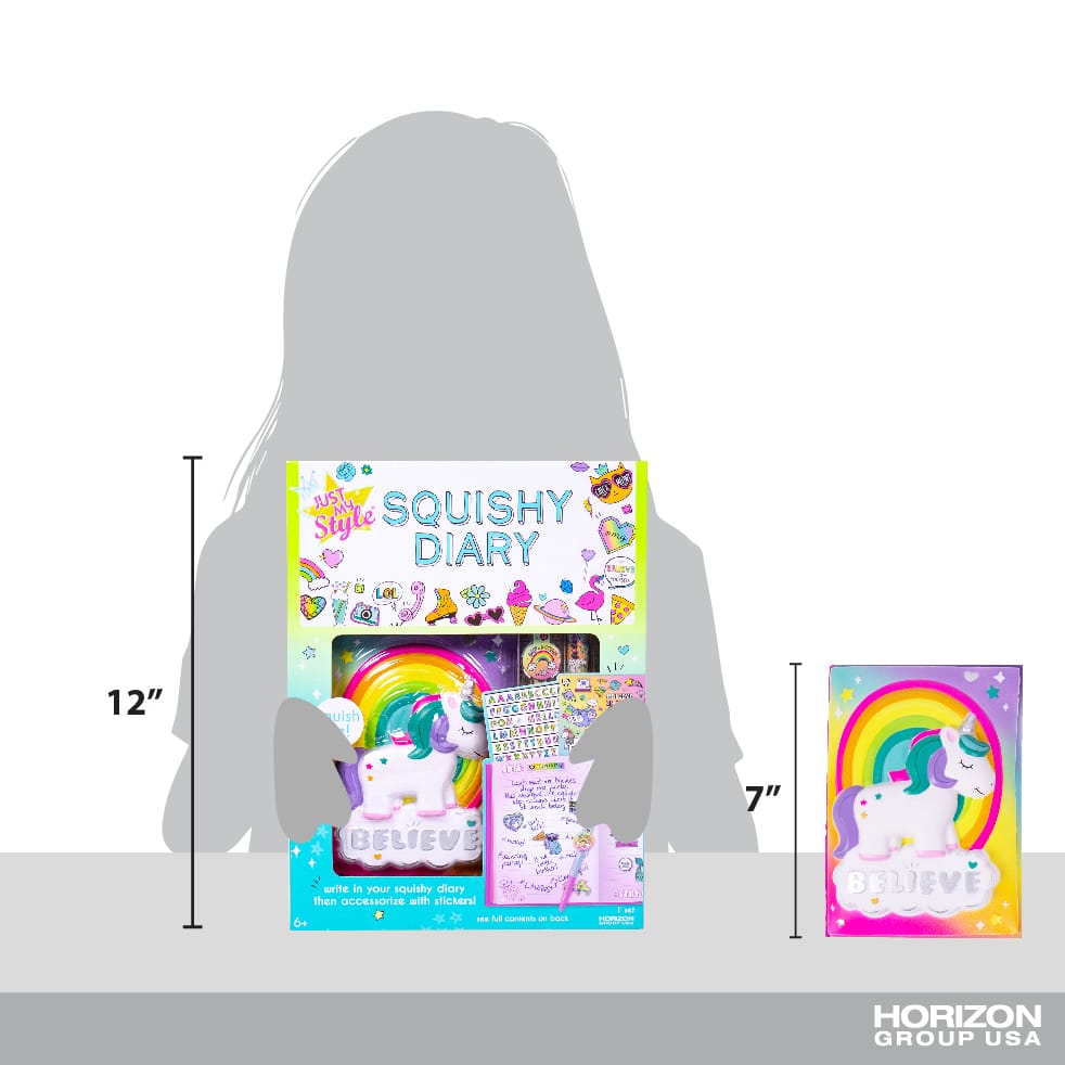 Just My Style® Squishy Unicorn Diary