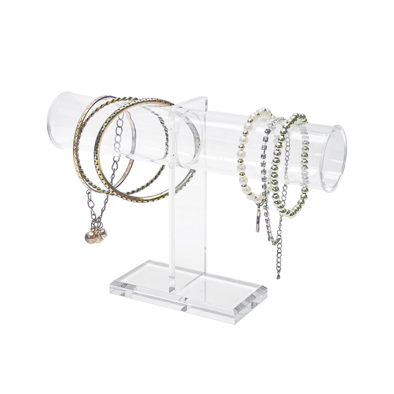 12 Pack: Acrylic Bracelet Tube Display by Bead Landing™