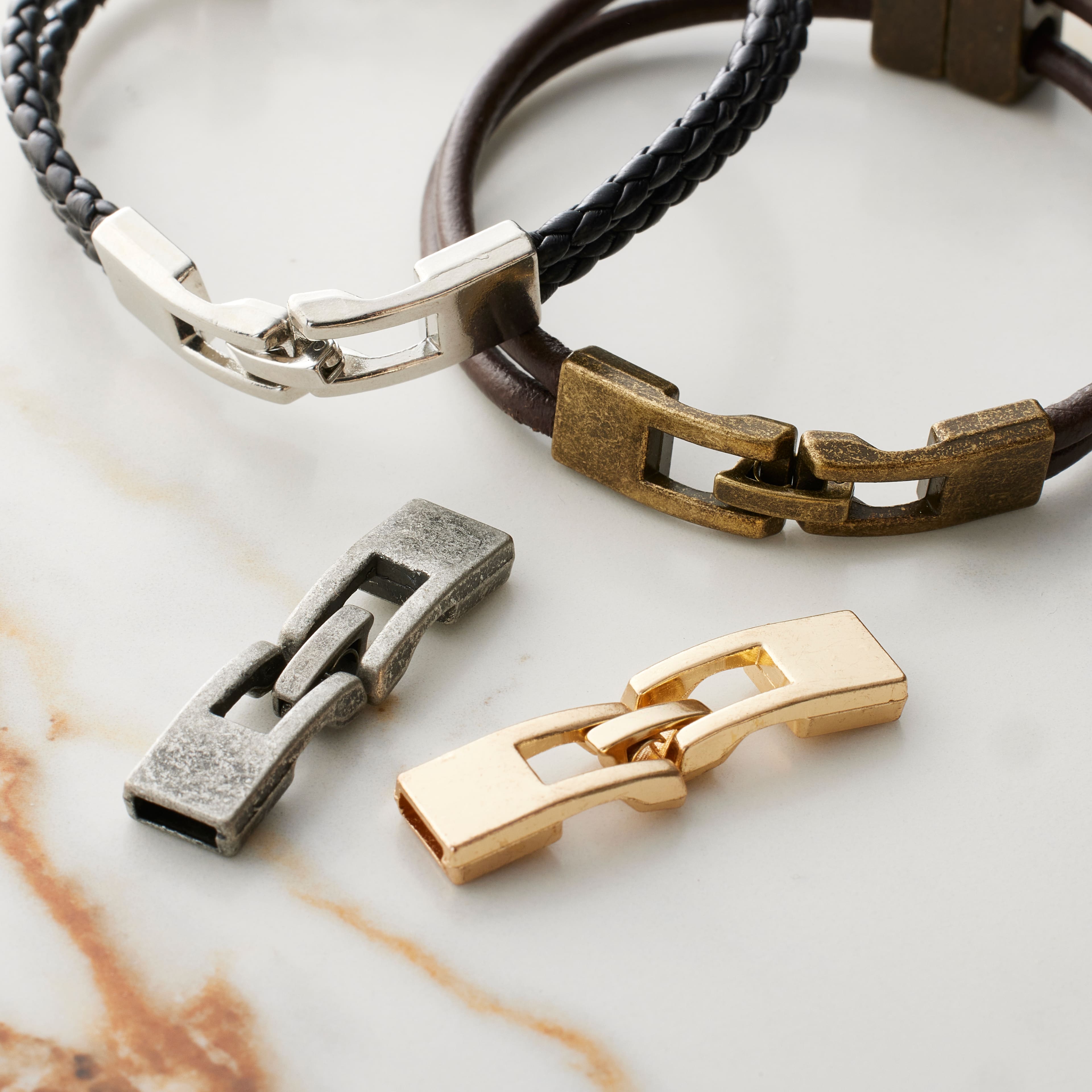 12 Packs: 4 ct. (48 total) 36mm Cord Endcap Closure Assortment by Bead Landing™