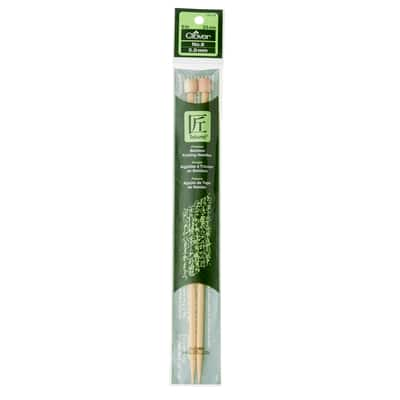 Clover Takumi® 9" Bamboo Knitting Needles