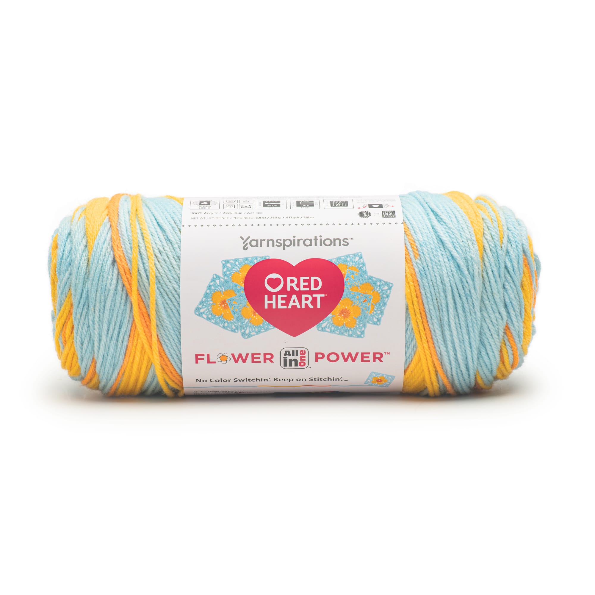 3 Pack Red Heart® All In One Flower Power™ Yarn