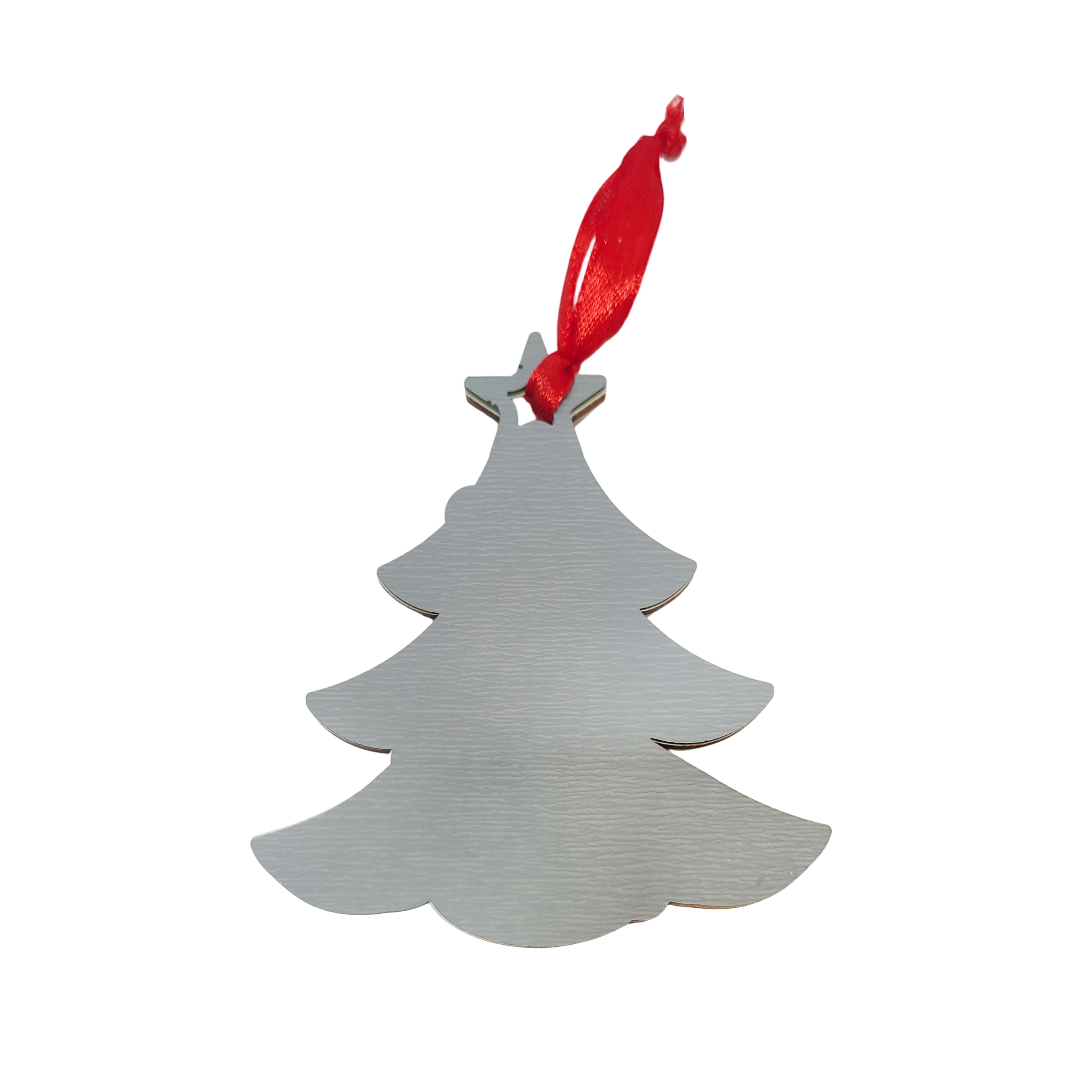 4&#x22; DIY Wood &#x26; Acrylic Christmas Tree Ornament by Make Market&#xAE;