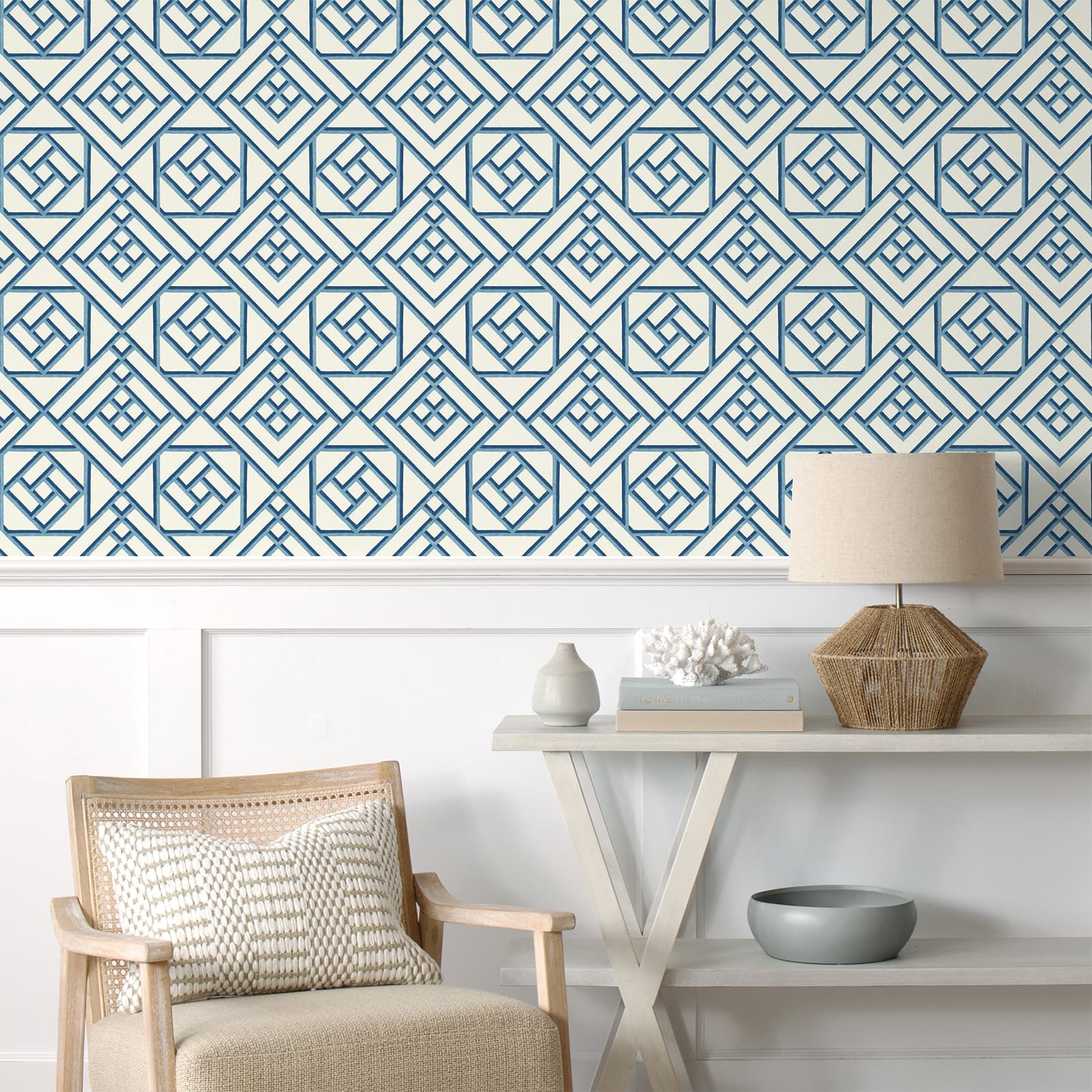Surface Style Latticework Peel & Stick Wallpaper