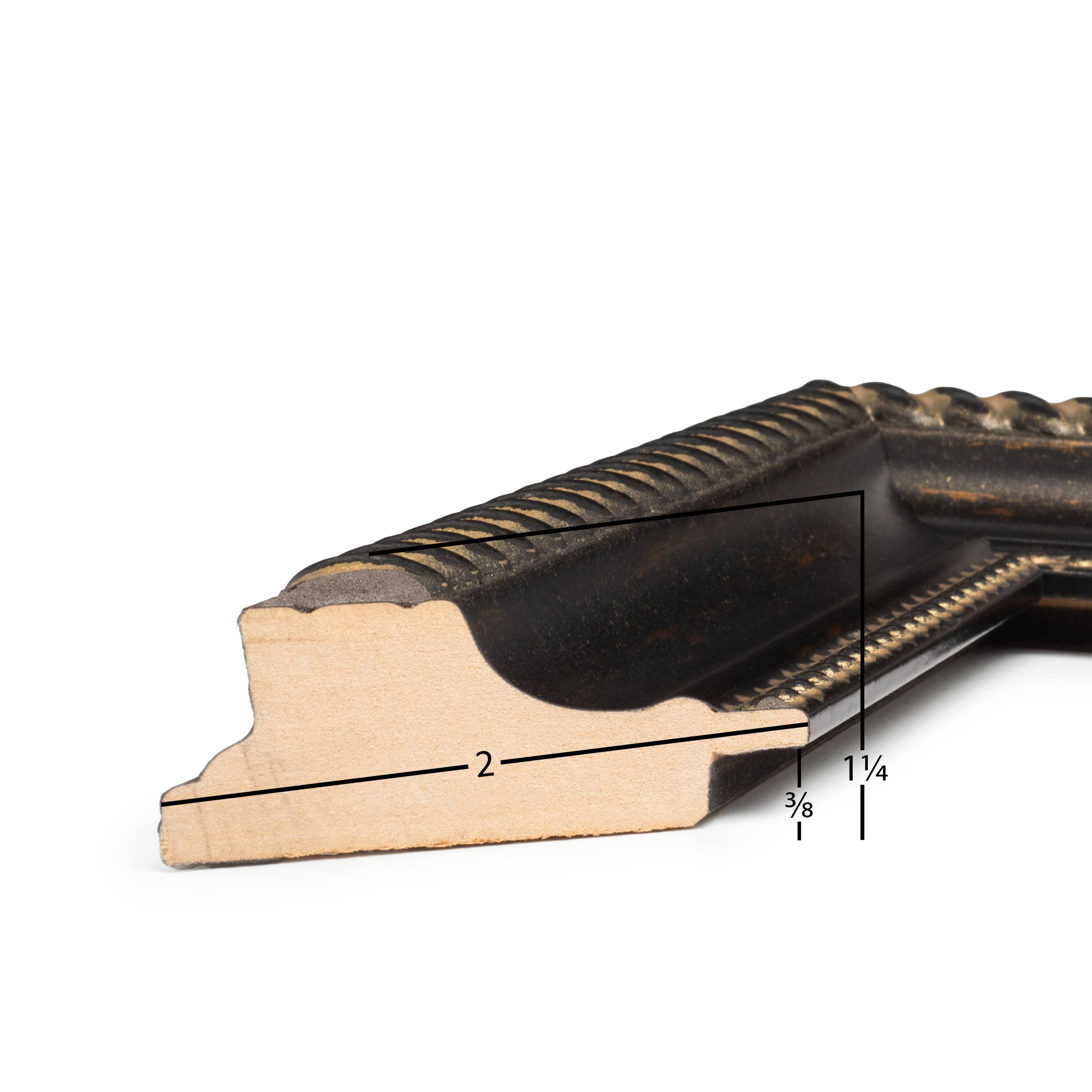 Frame USA Napolean Black & Gold Single Image Picture Frame