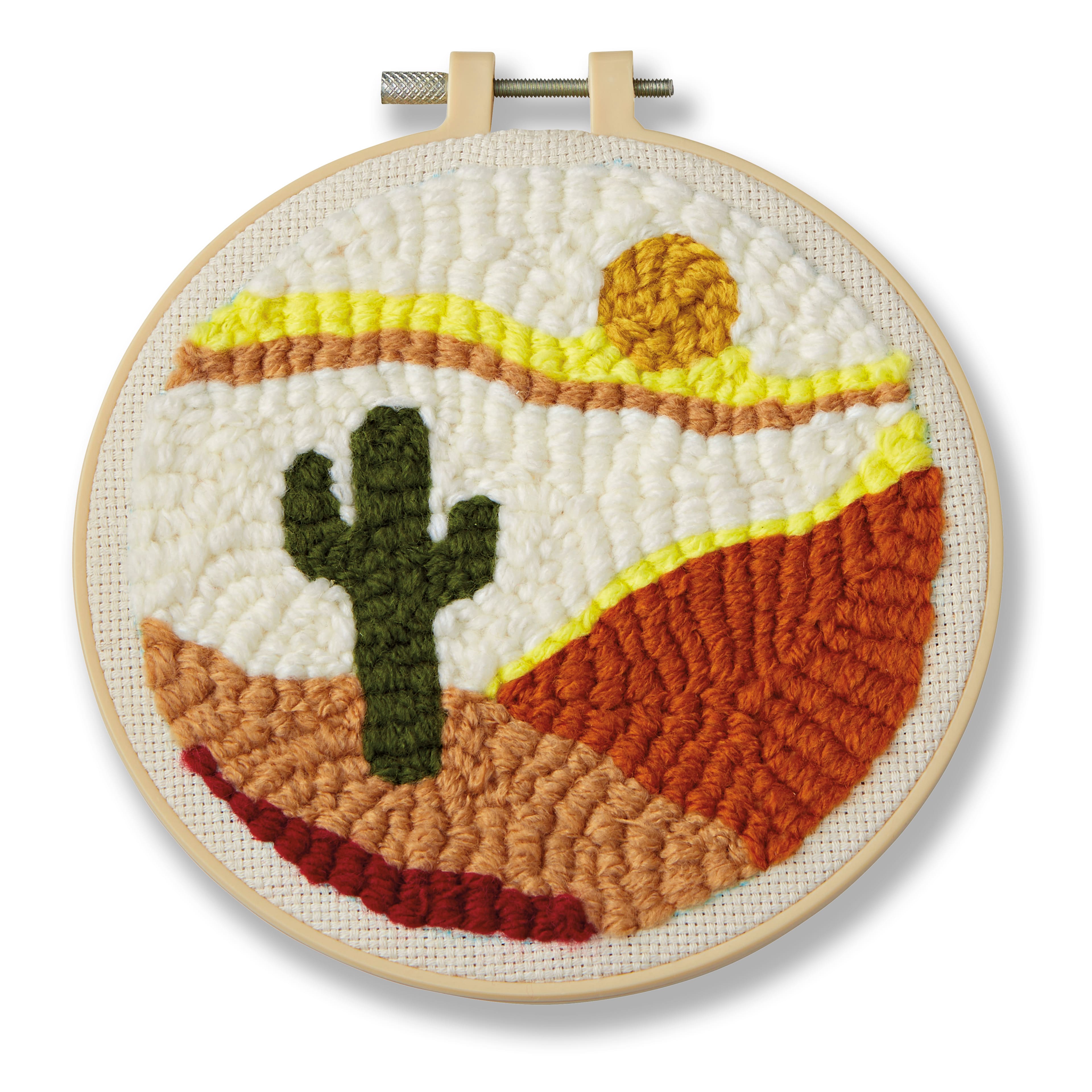Desert DIY Punch Embroidery Kit