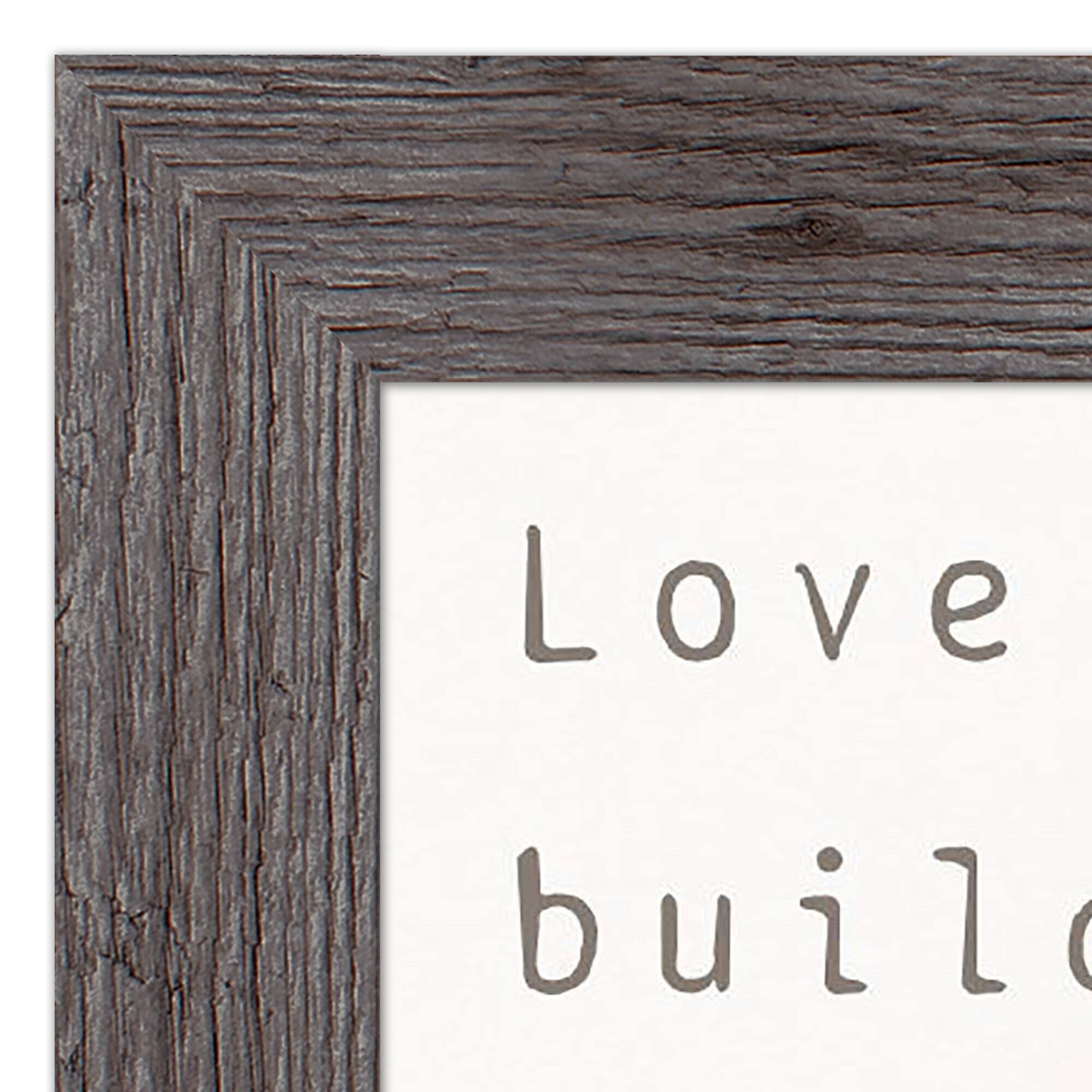 Love Builds a Happy Home Western Framed Print