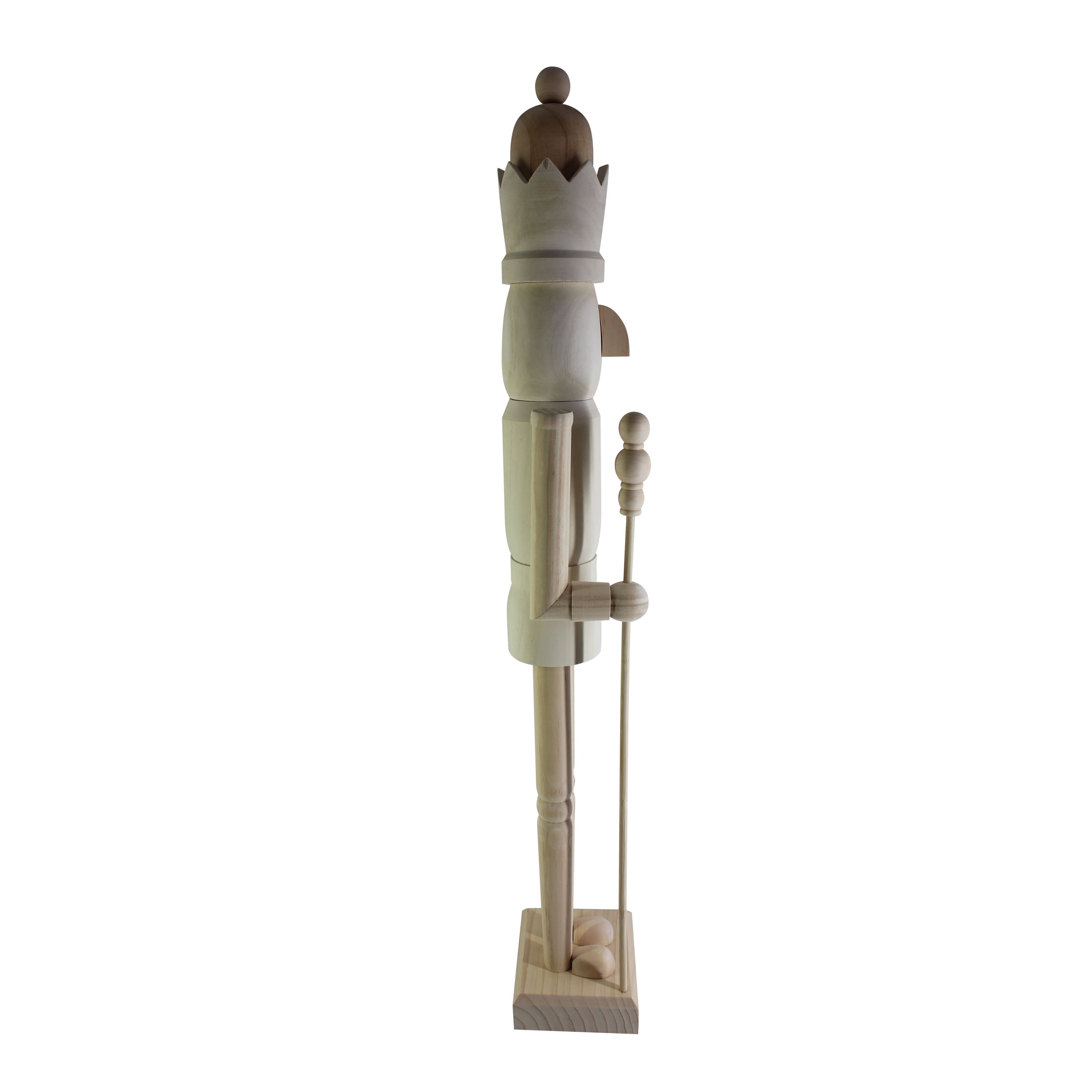 4ft. King DIY Wood Nutcracker by Make Market&#xAE;