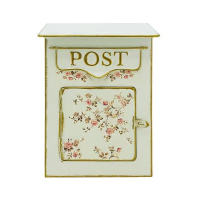 12" Floral Vintage Tabletop Mail Box by Ashland® | Spring Tabletop Decor | Michaels