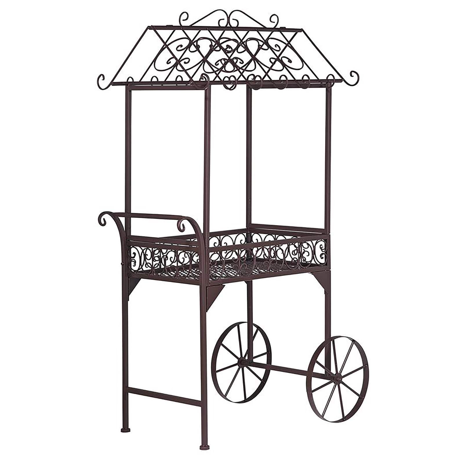 Design Toscana 56.5&#x22; Jardin a la Francaise Flower Pushcart