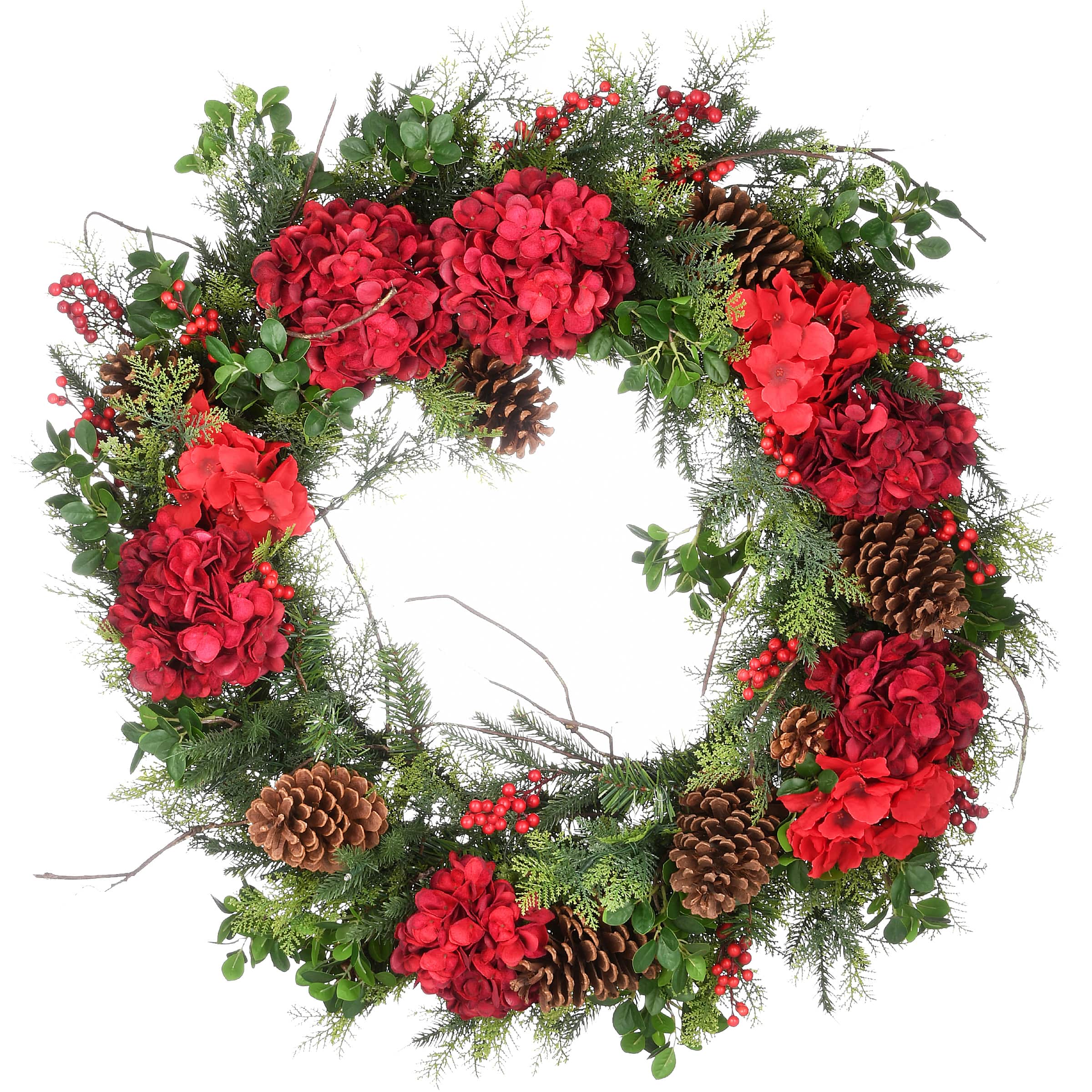 30" Warm White LED Decorated Vienna Waltz Wreath