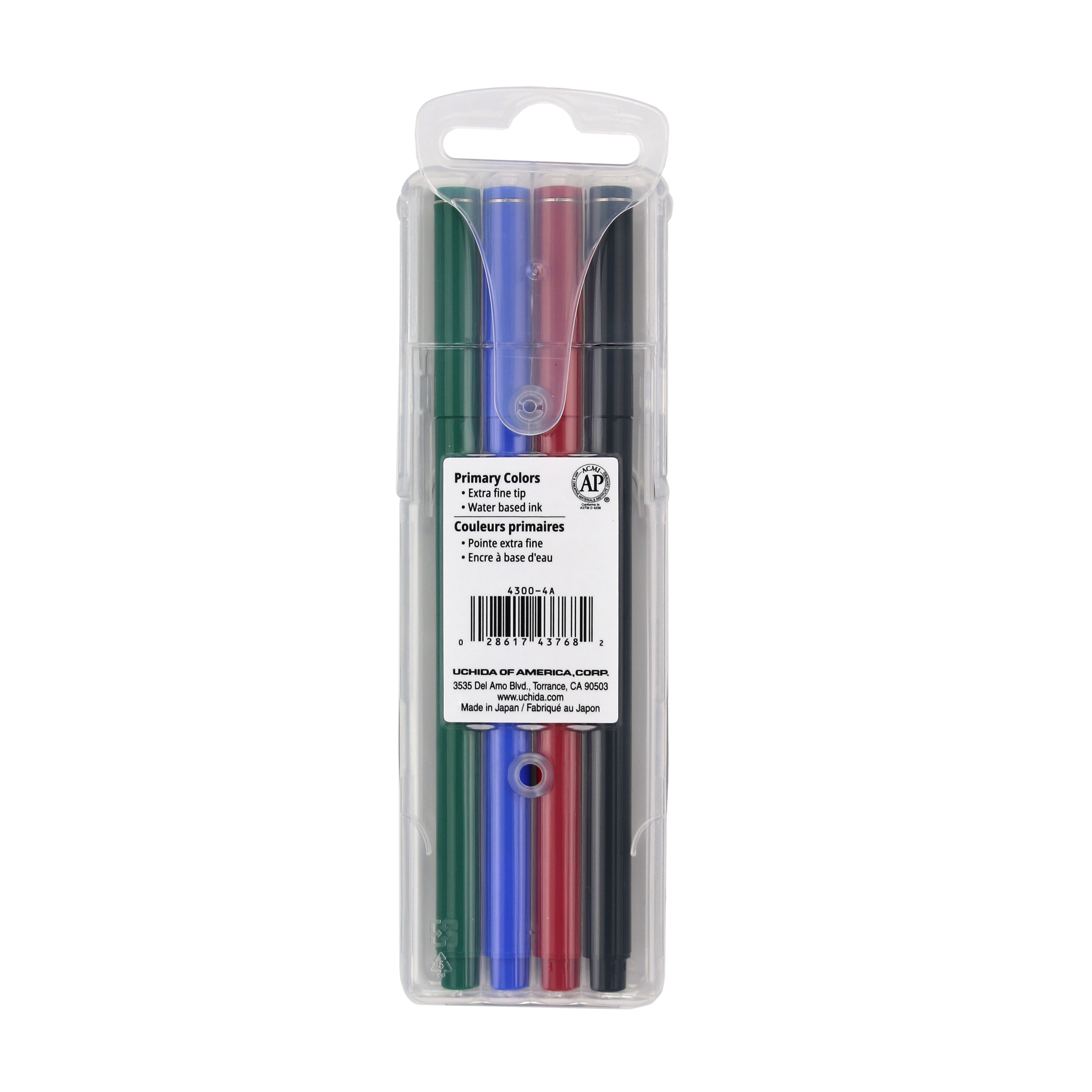 Marvy&#xAE; Uchida LePen&#xAE; Extra Fine 4 Primary Pen Set