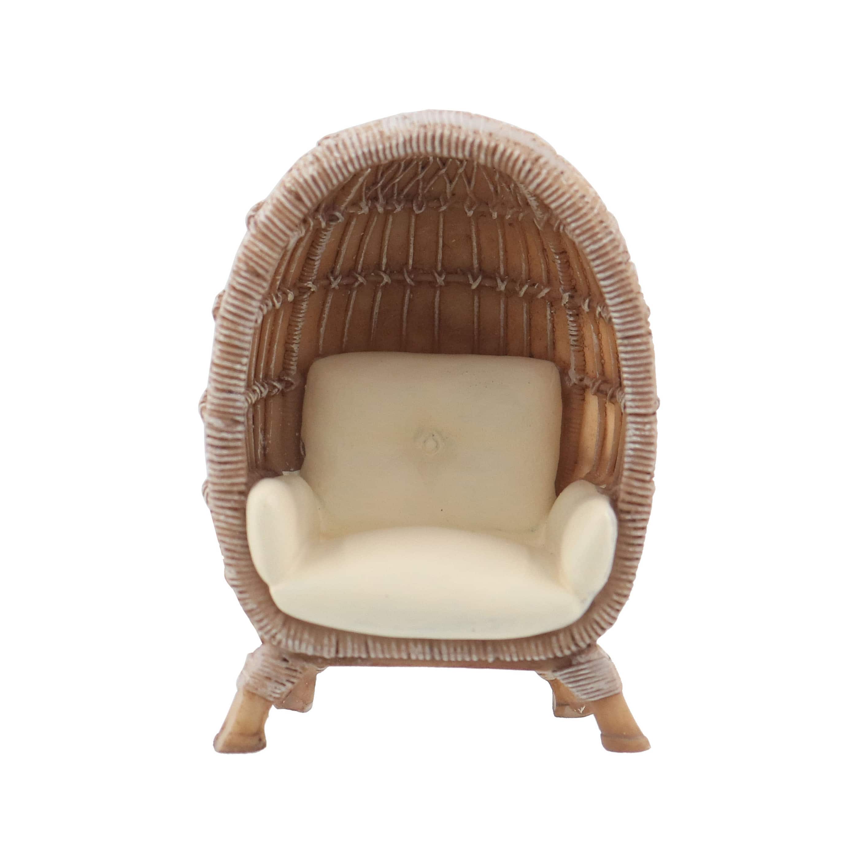Miniature Rattan Egg Chair by Make Market®