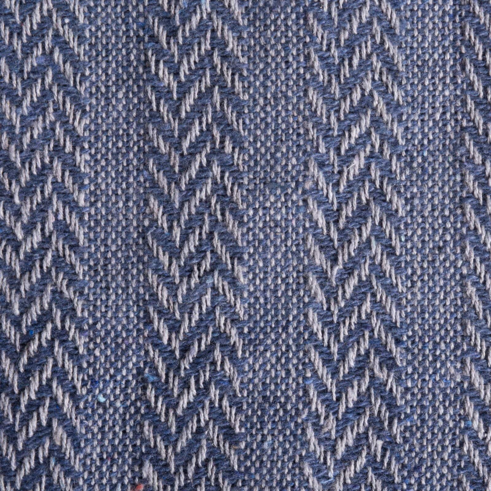 DII&#xAE; French Blue Tonal Textured Throw