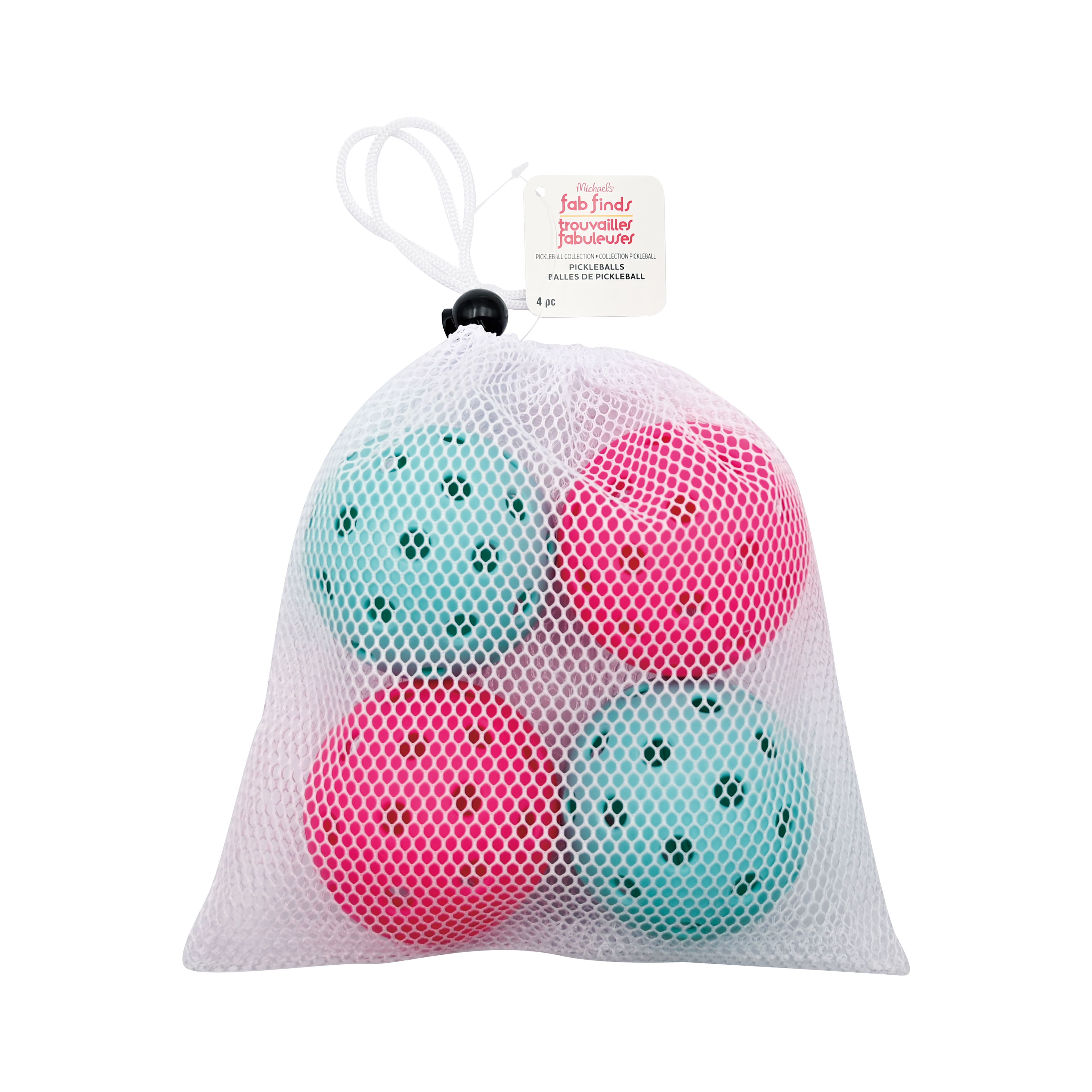 Mesh Bag of Pickleballs by Fab Finds