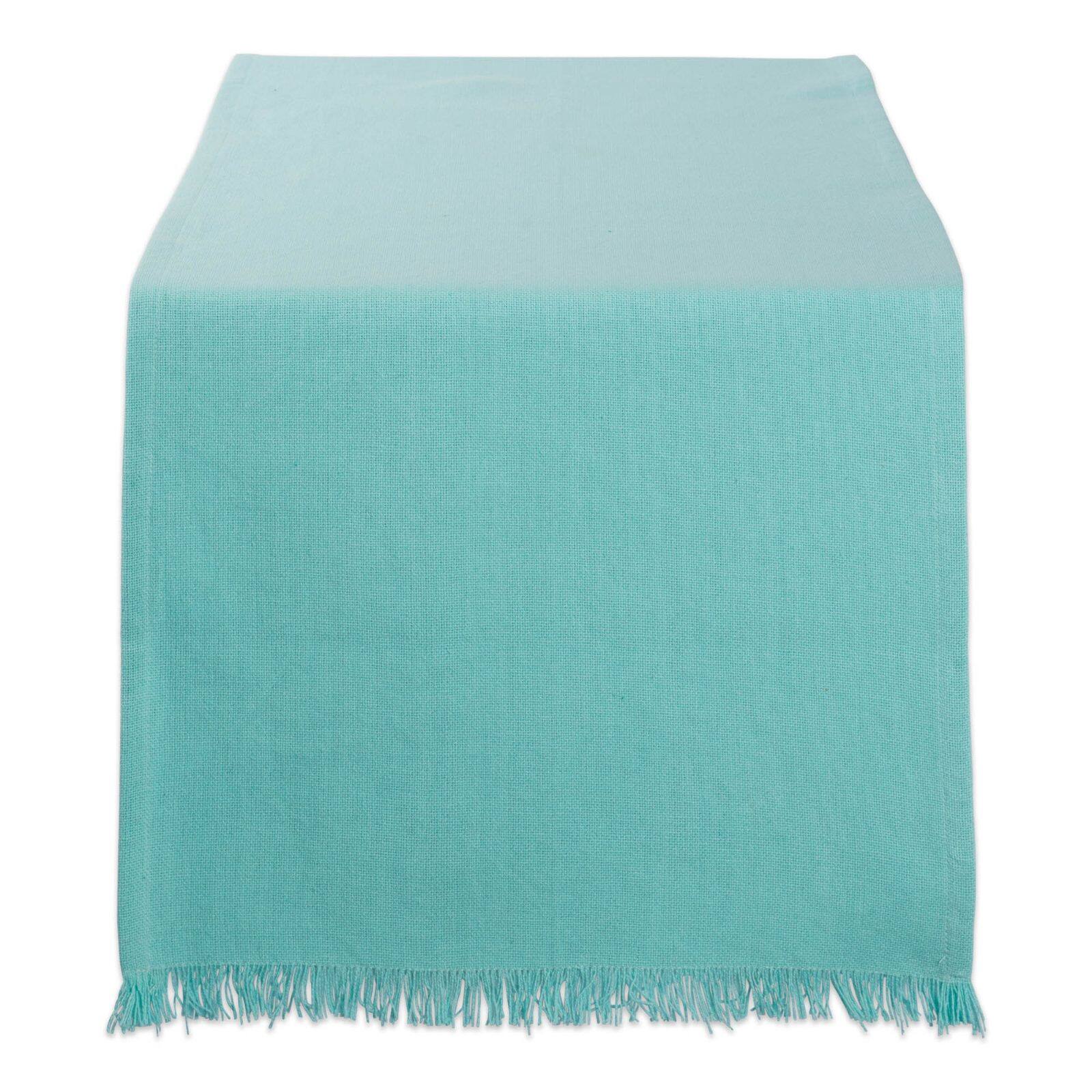 DII® 72" Solid Heavyweight Fringed Table Runner