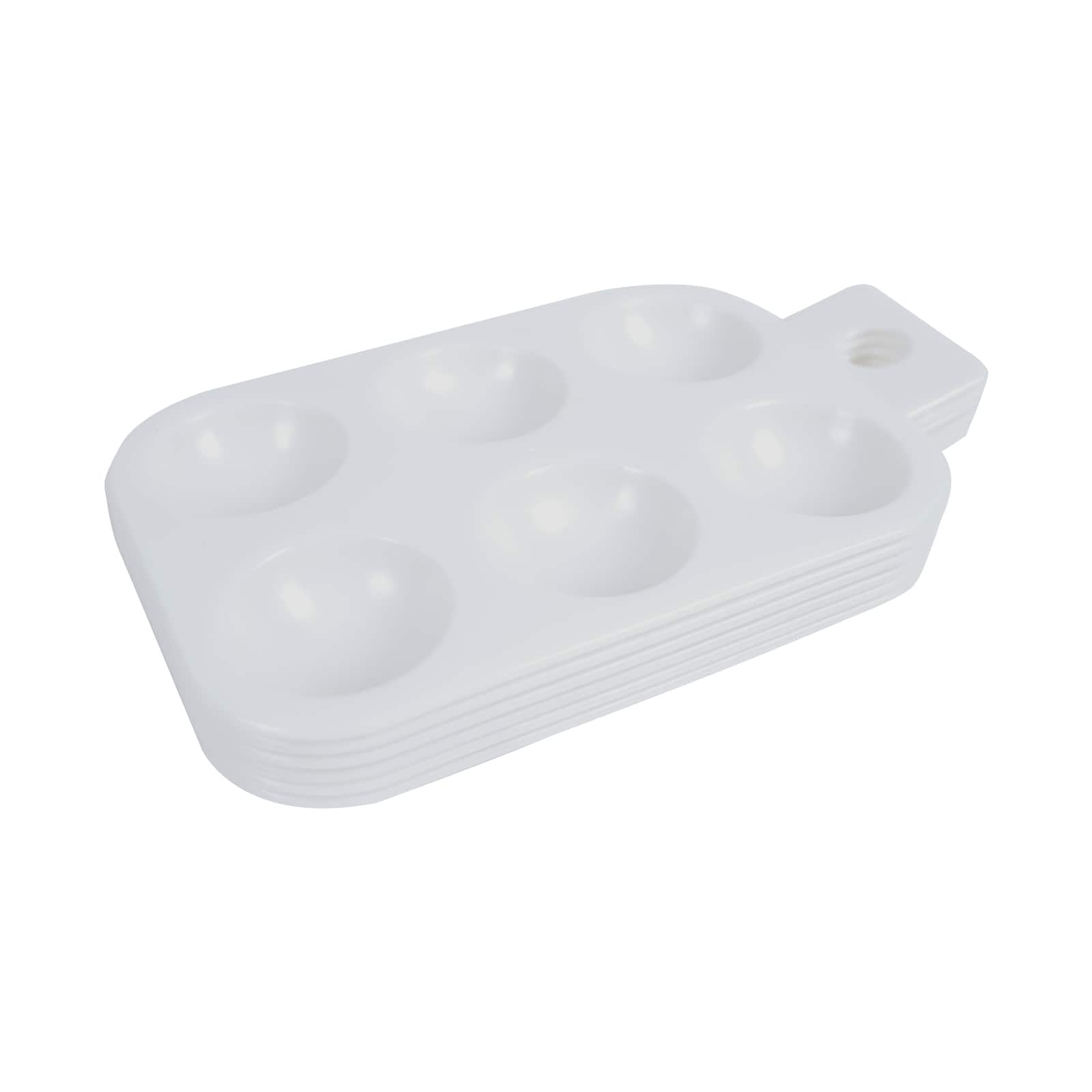 6 Pack: 6-Well Plastic Palette by Craft Smart&#xAE;
