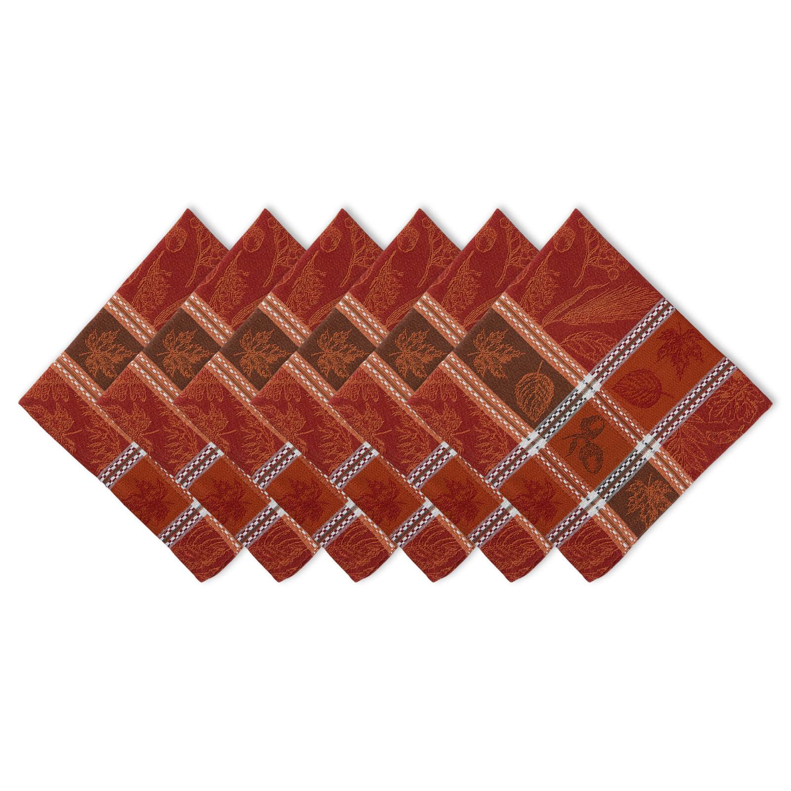 Harvest Botanical Jacquard Napkin, 6ct.