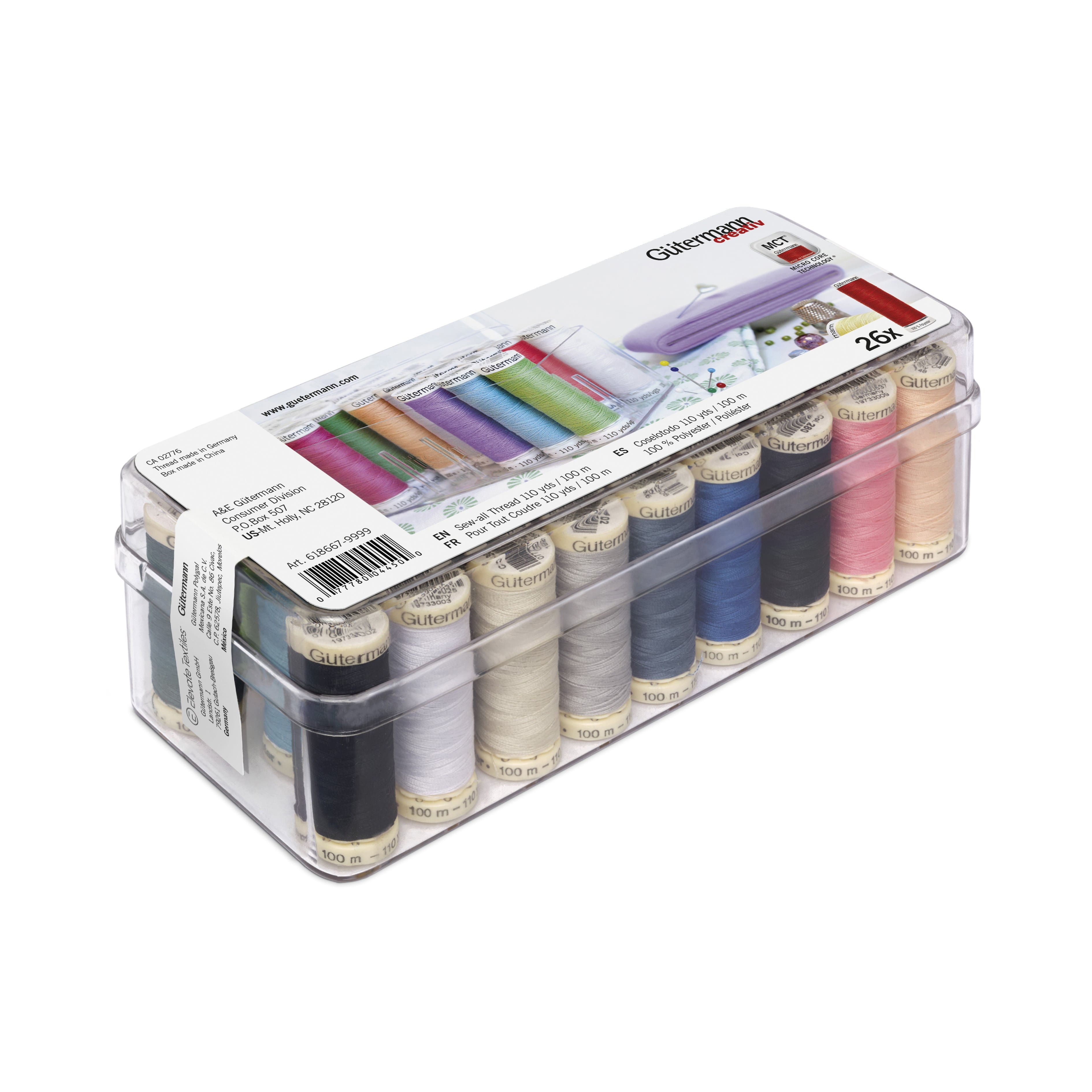 Gütermann 26 Spool Sew-All Box
