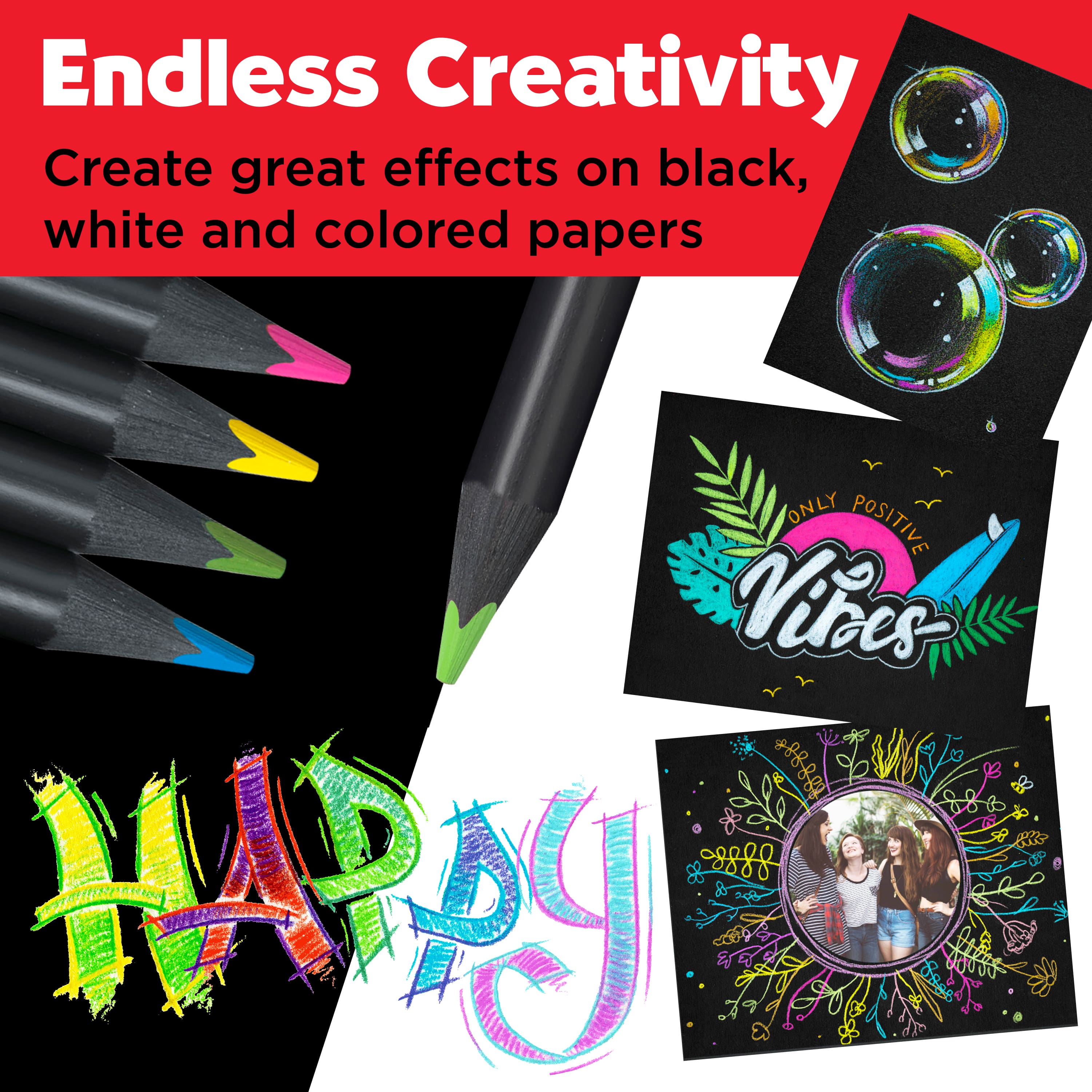 Faber-Castell&#xAE; Black Edition Pastel Coloured Pencils