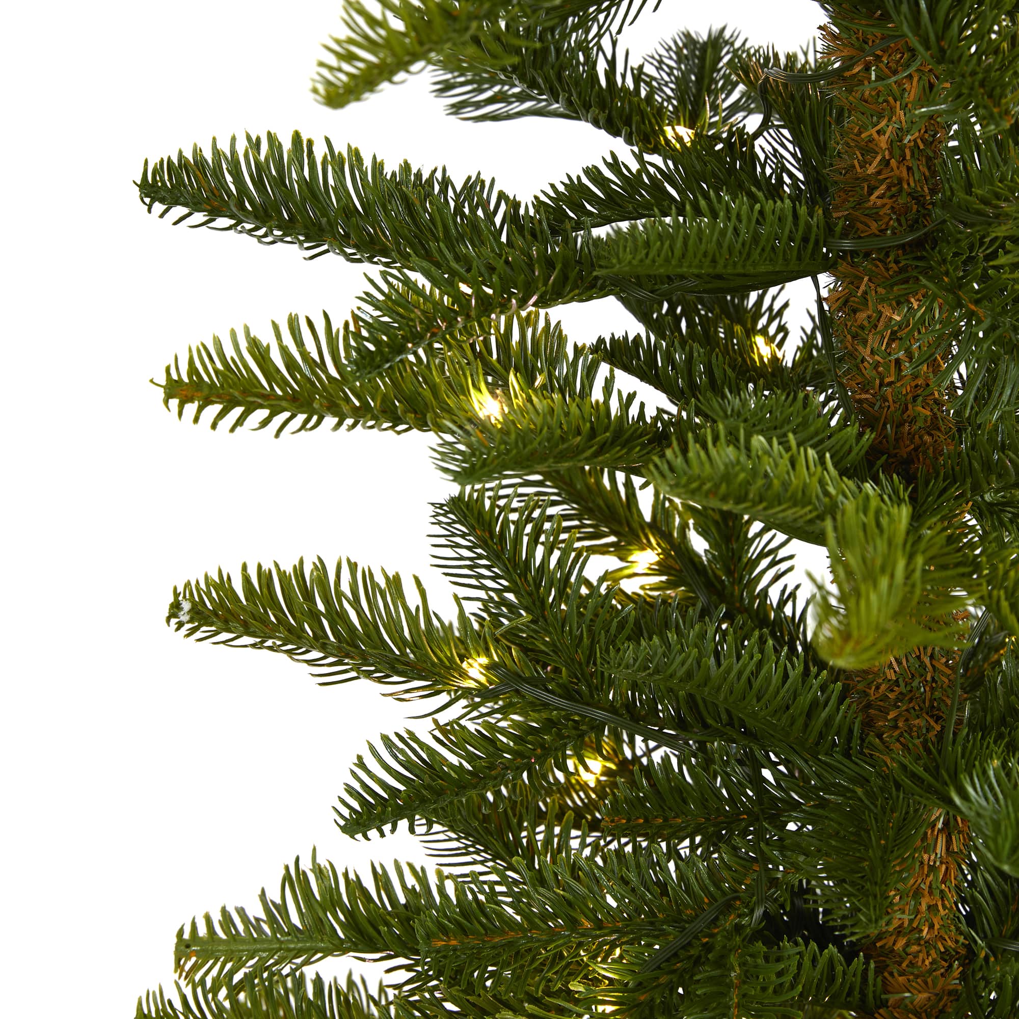 6ft. Pre-Lit Alaskan Alpine Artificial Christmas Tree, Clear LED Lights