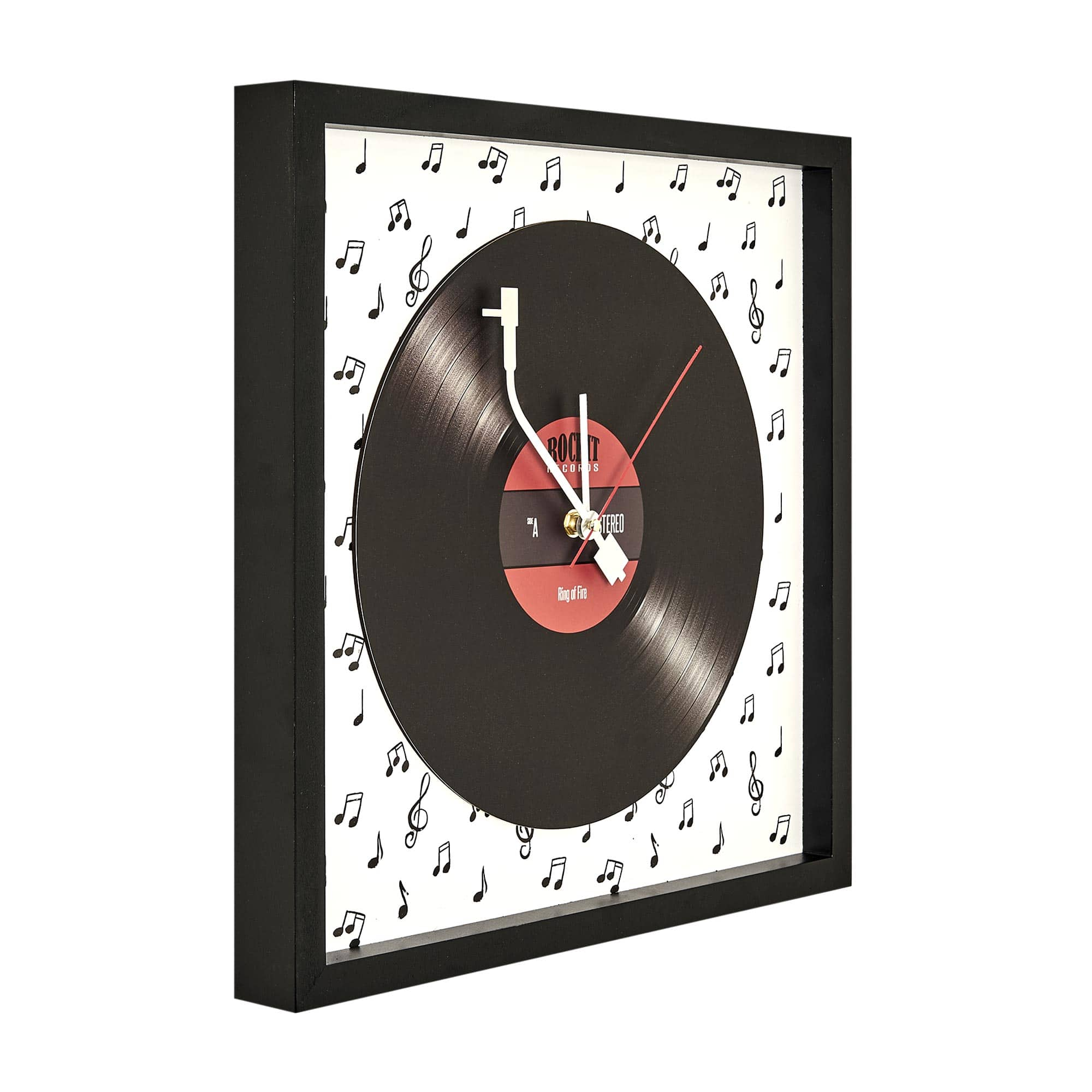 American Art Decor Framed Vinyl Wall Clock