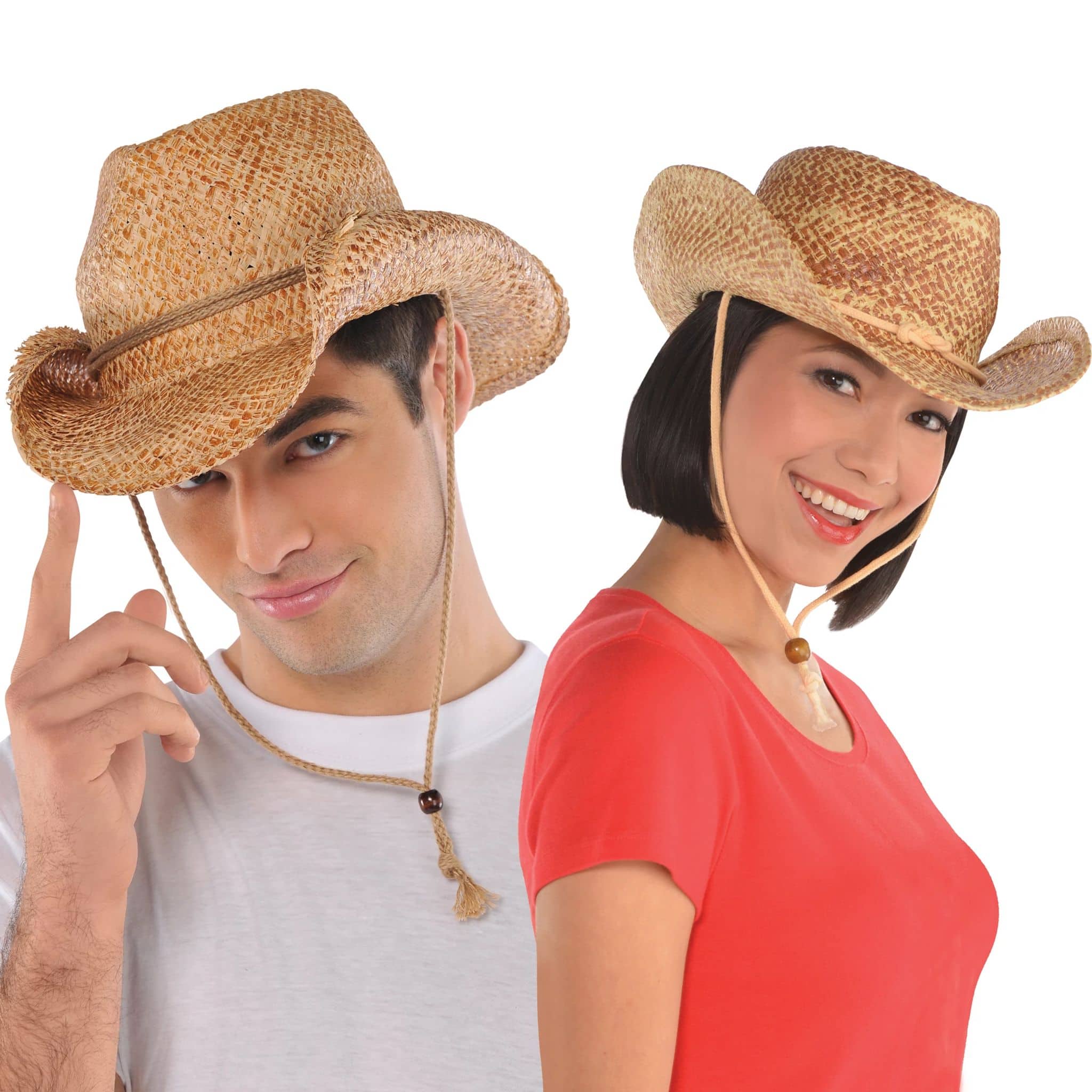  Cowboy Hat Summer Hats for Men Women Paper Straw Woven