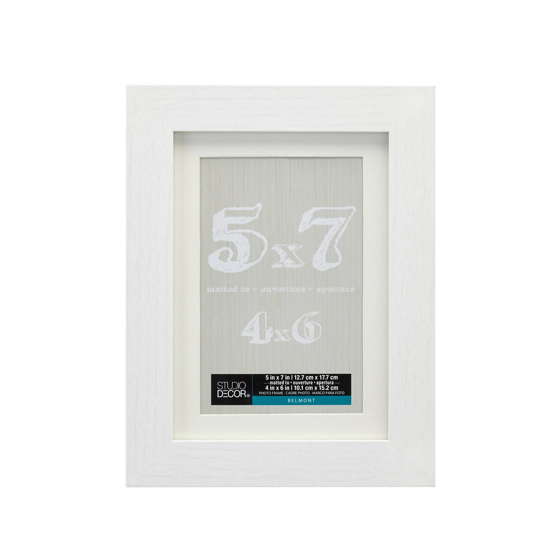 8 Pack: White Frame with Mat, Belmont by Studio Décor®