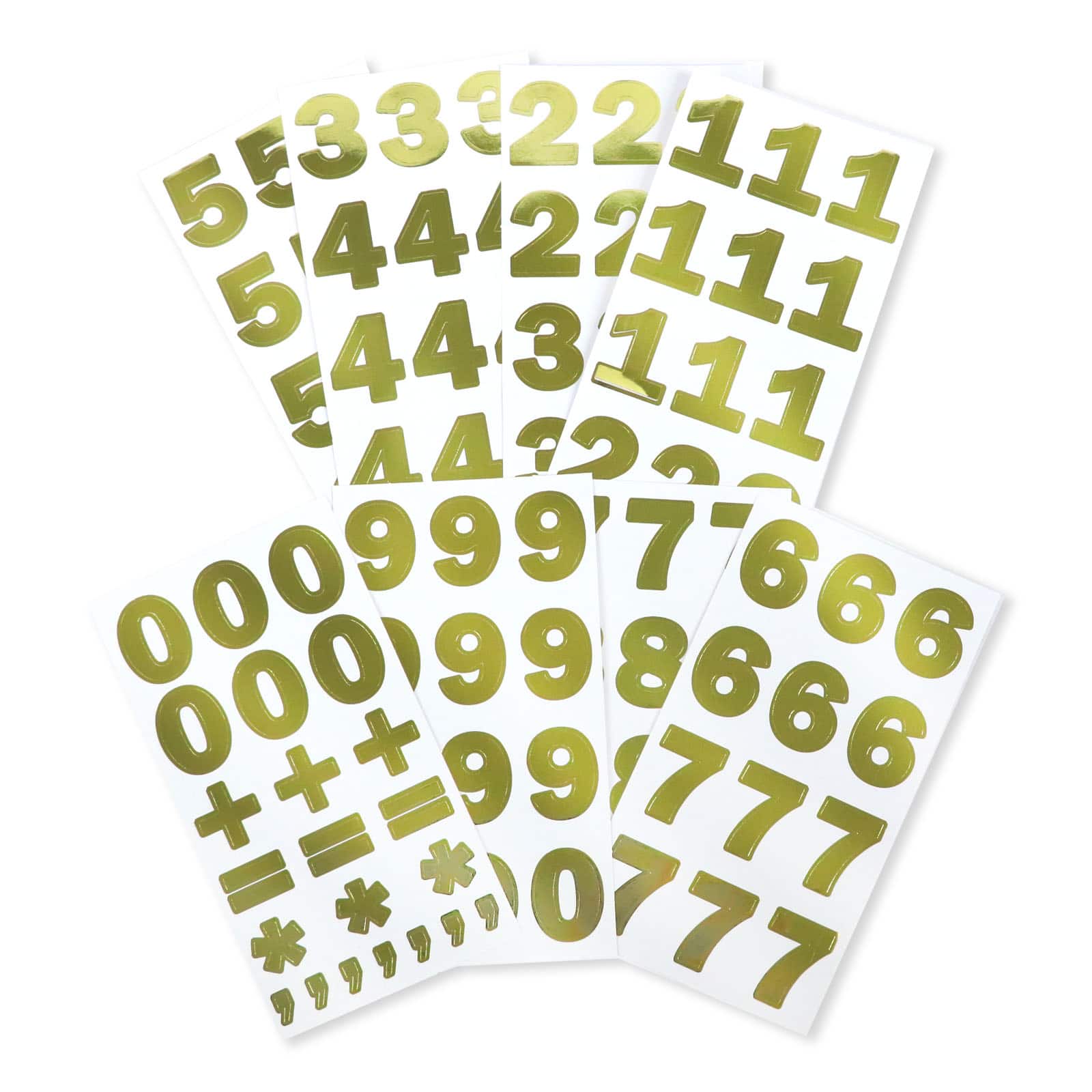 Gold Foil Number Stickers by Recollections™