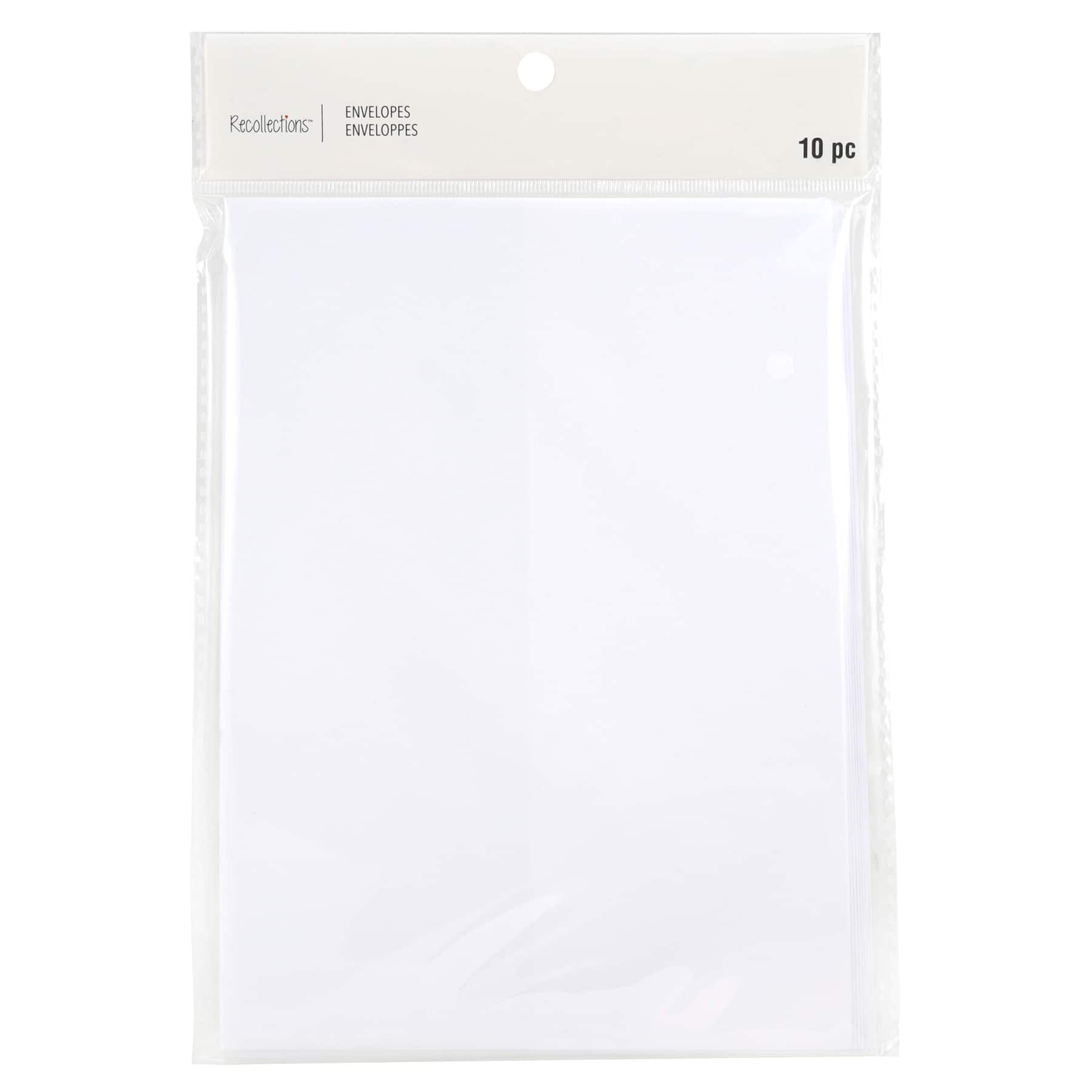 12 Packs: 10 ct. (120 total) 5.25&#x22; x 7.25&#x22; Silver Foil Lined Envelopes by Recollections&#x2122;