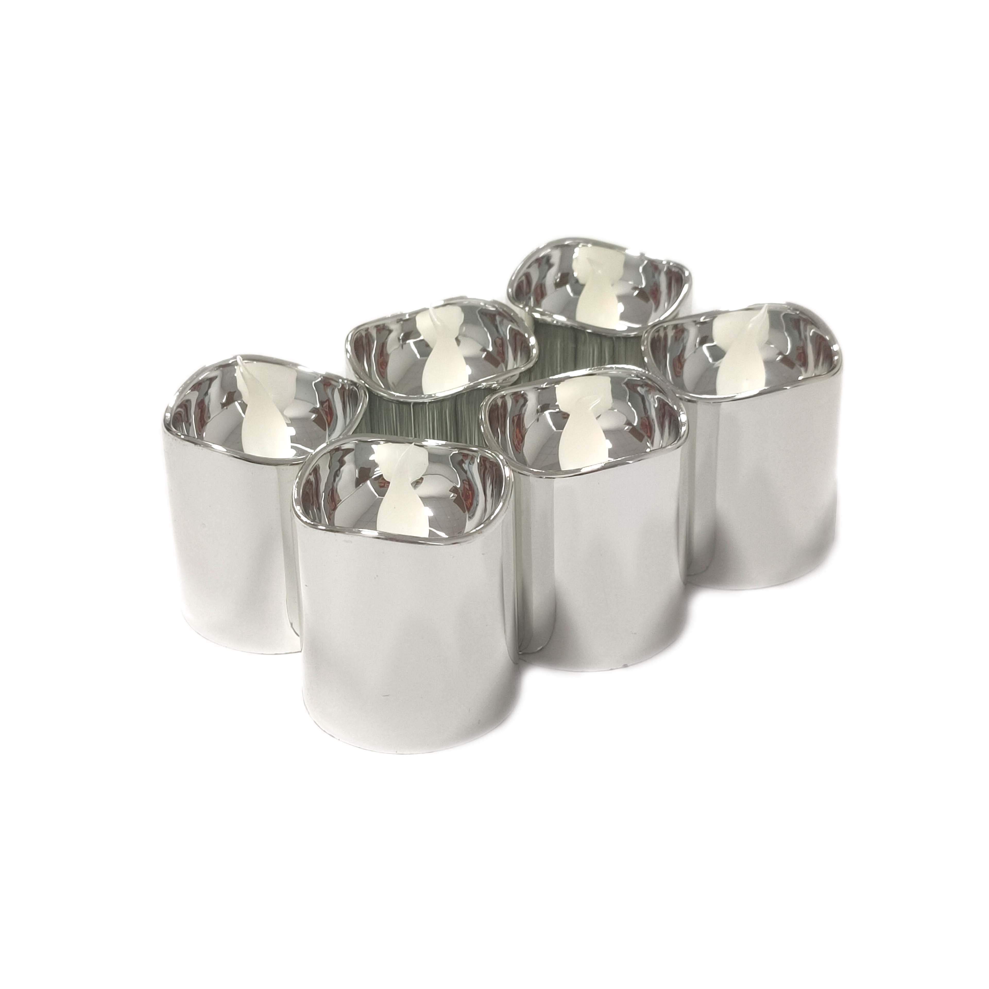 Silver LED Votives, 6ct. by Ashland&#xAE;