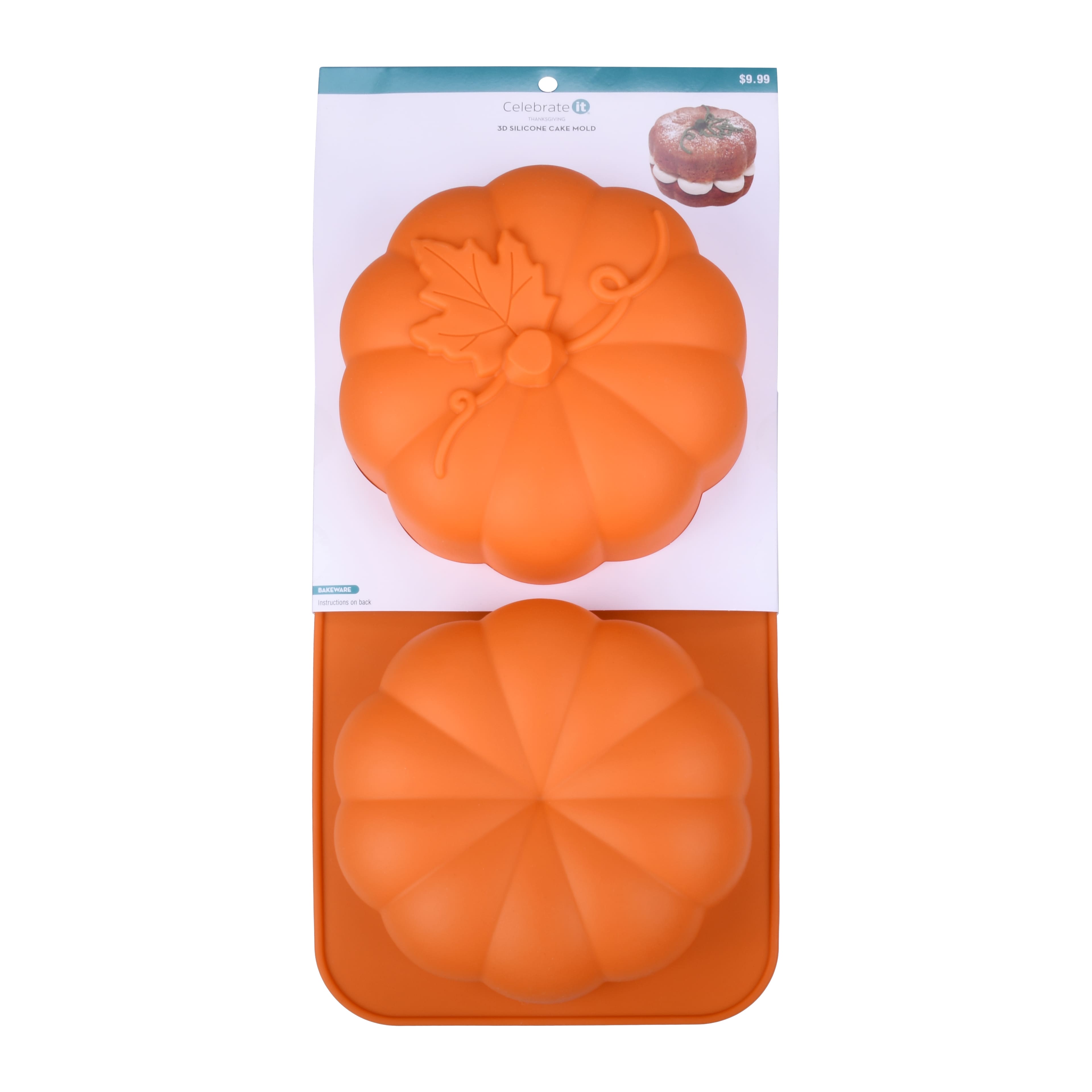 Pumpkin 3D Silicone Cake Mold by Celebrate It&#xAE;