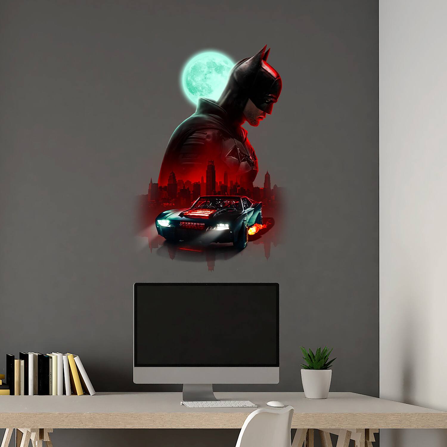 RoomMates Batman Peel &#x26; Stick Xl Giant Wall Decals