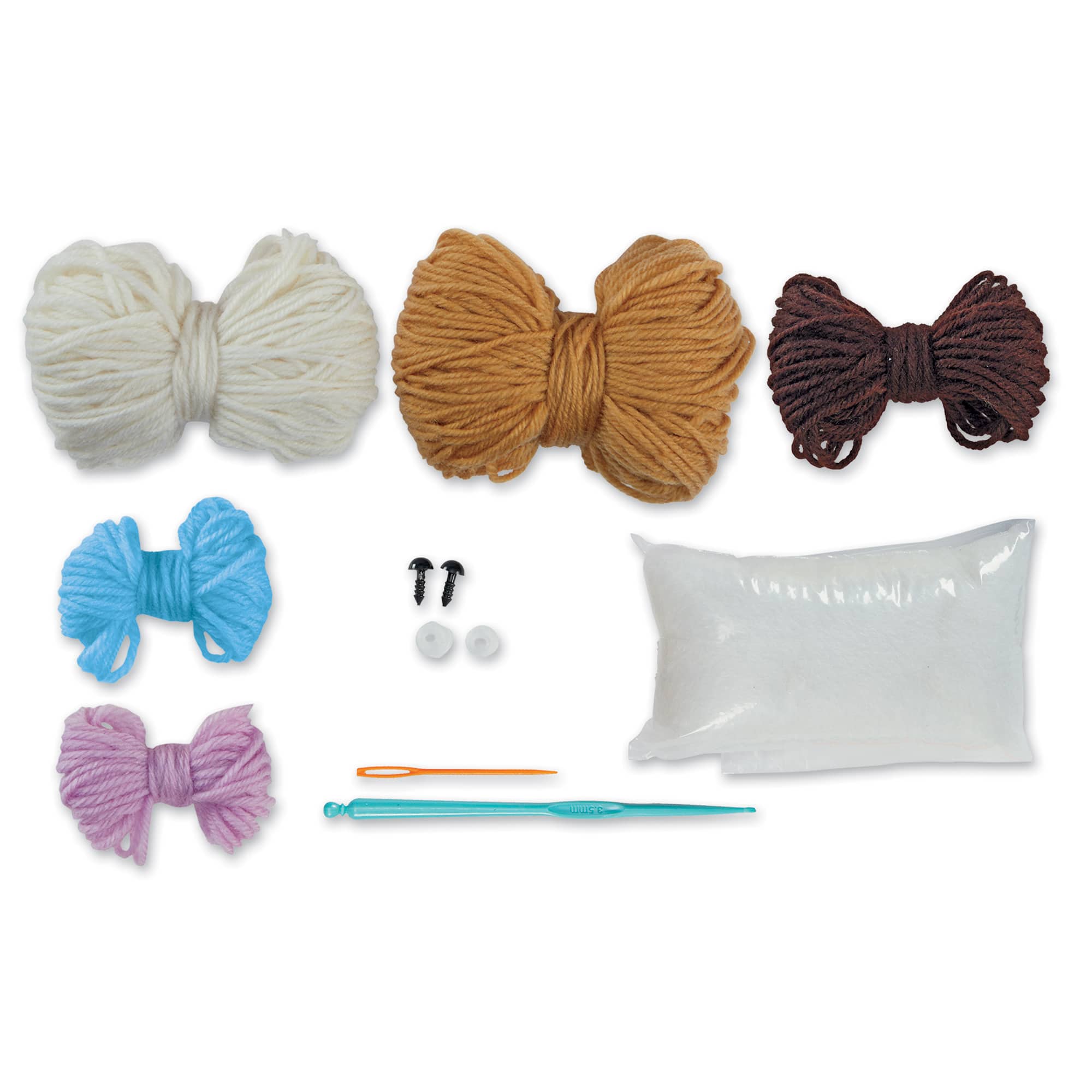 6 Pack: Intermediate Boba Tea Amigurumi Crochet Kit by Loops & Threads®