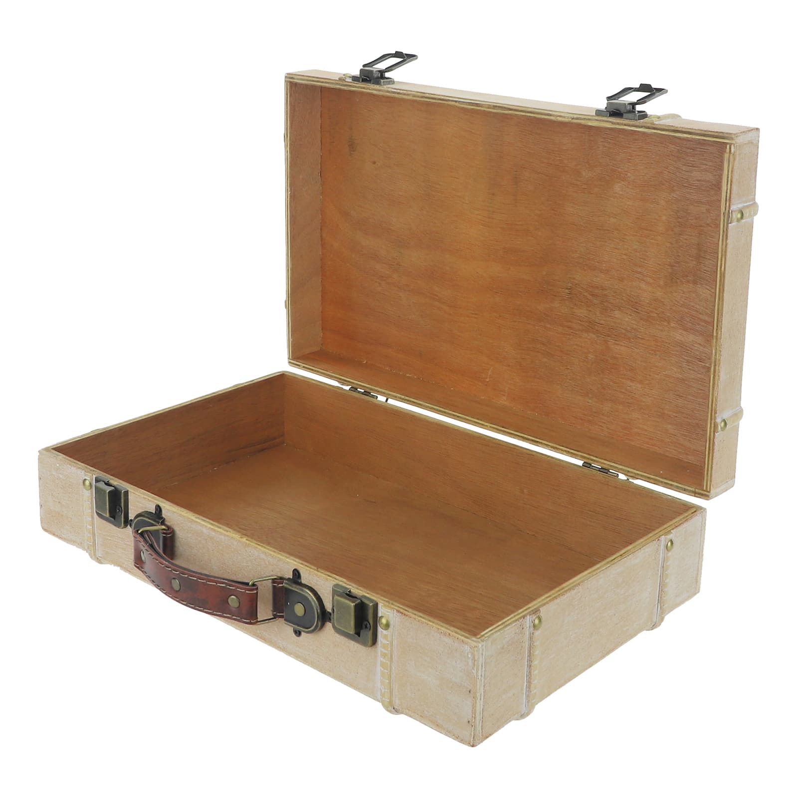 16&#x22; Light Brown Suitcase D&#xE9;cor by Ashland&#xAE;
