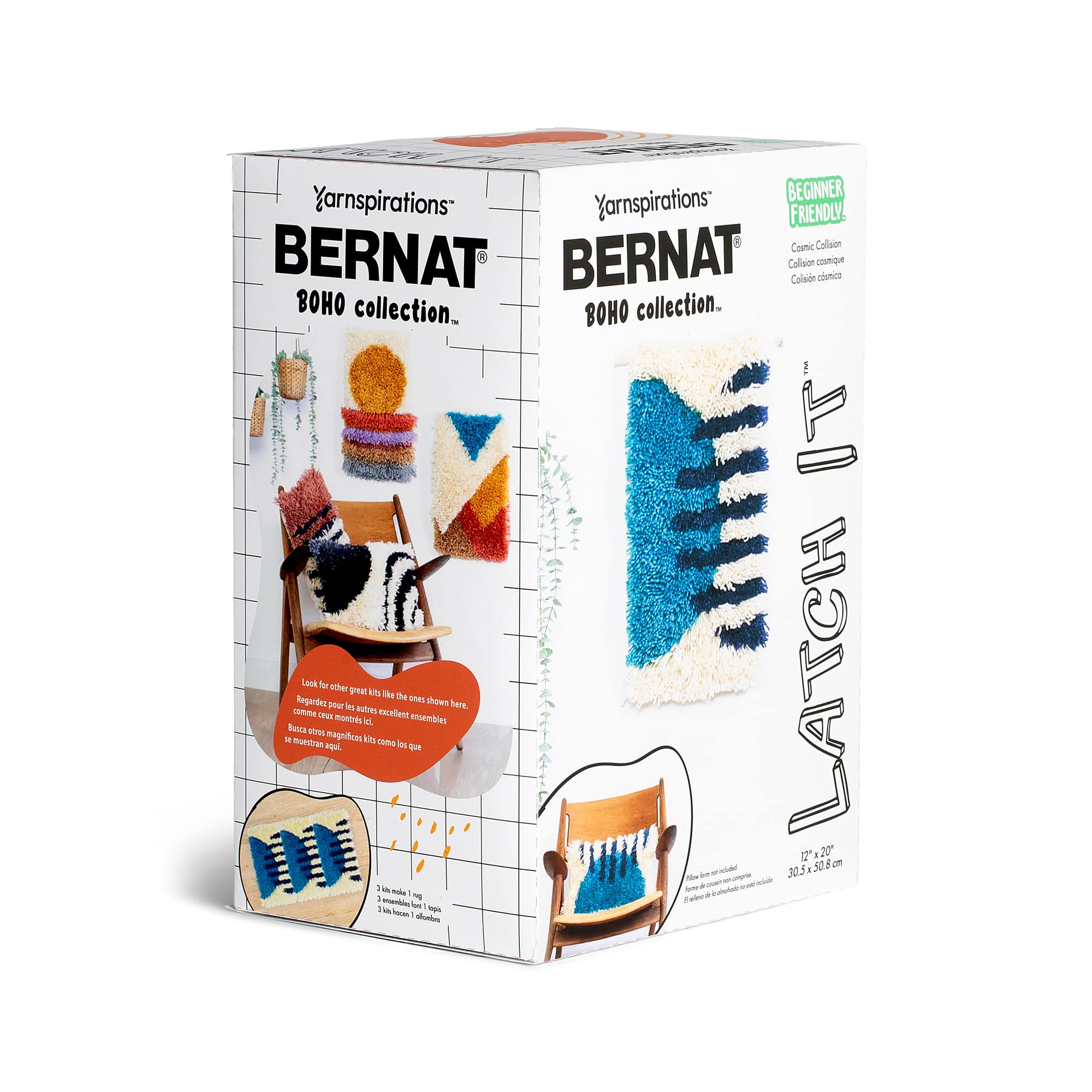 Bernat® Latch It™ Cosmic Collision Boho Yarn Kit